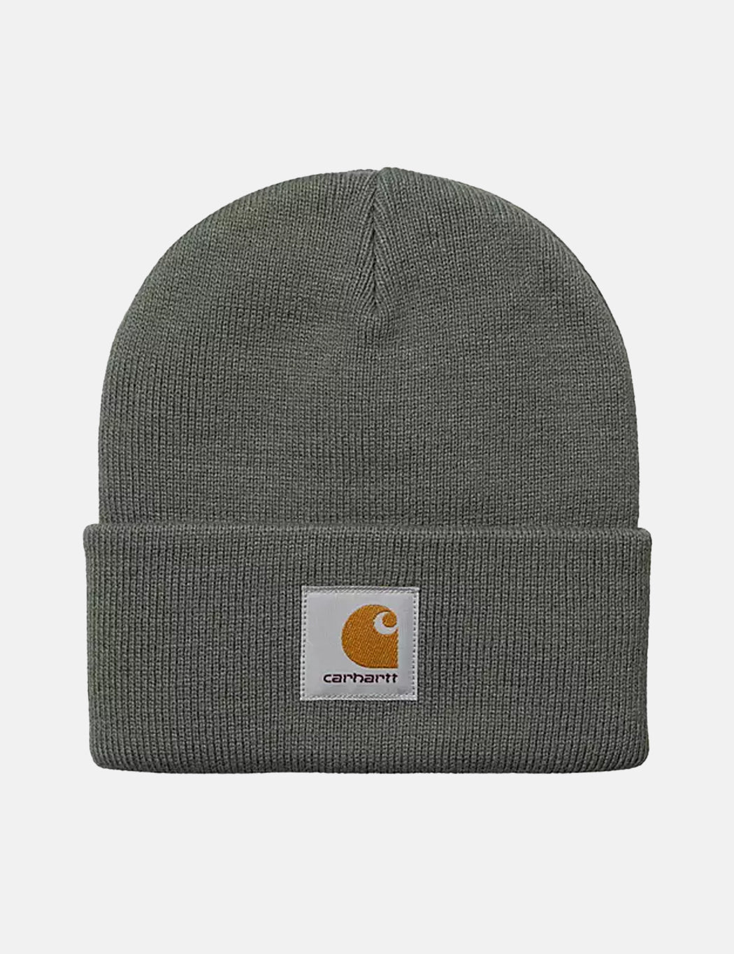 Kurze Beanie-Mütze – Spiegelgrau