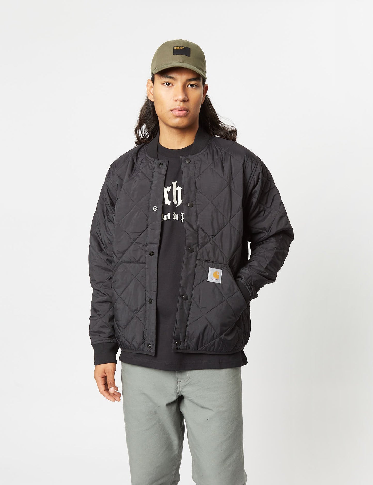 Veste doublée Barrow (Ripstop recyclé) - Vert plante