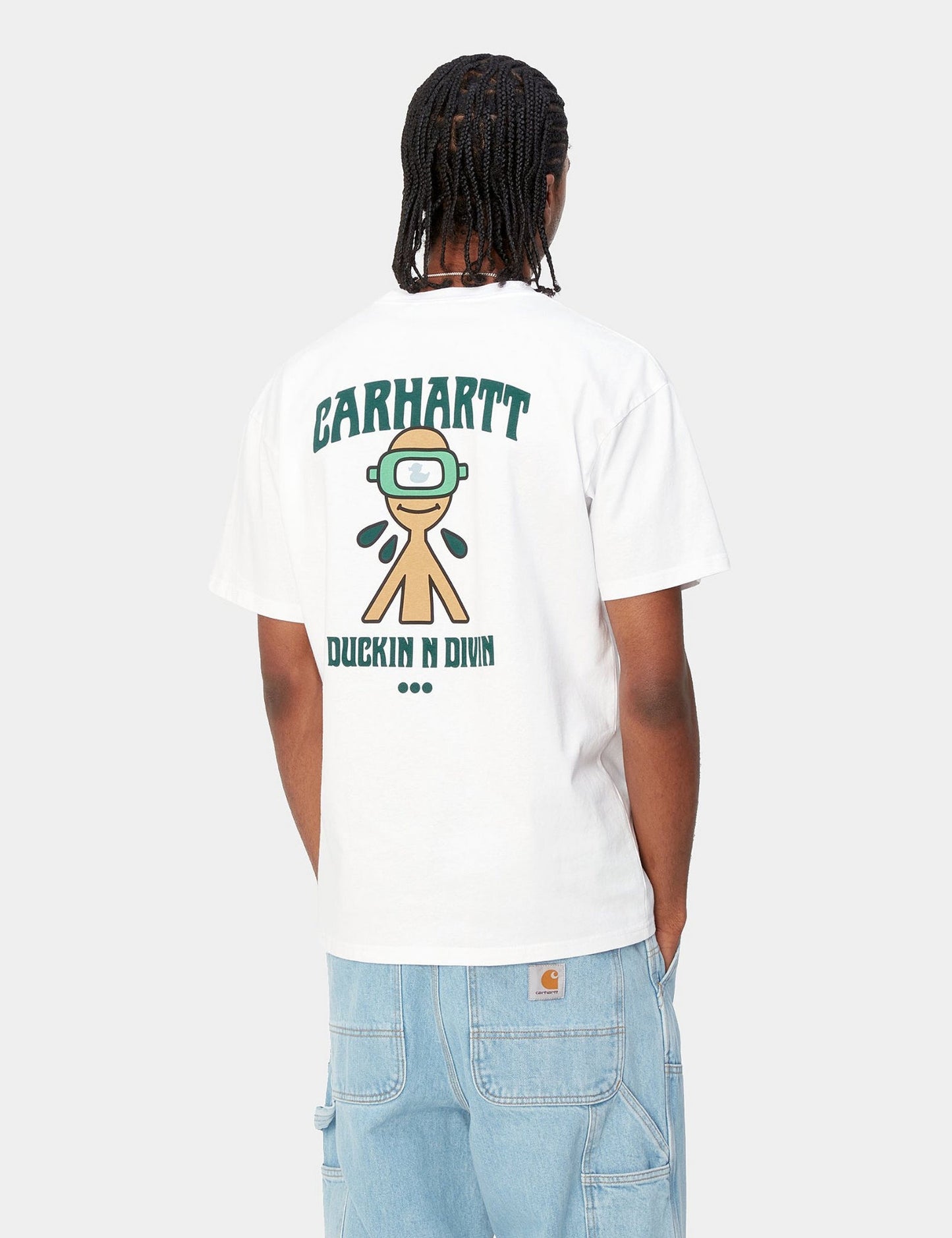 Duckin' T-Shirt (Locker geschnitten) - Acapulco Blue