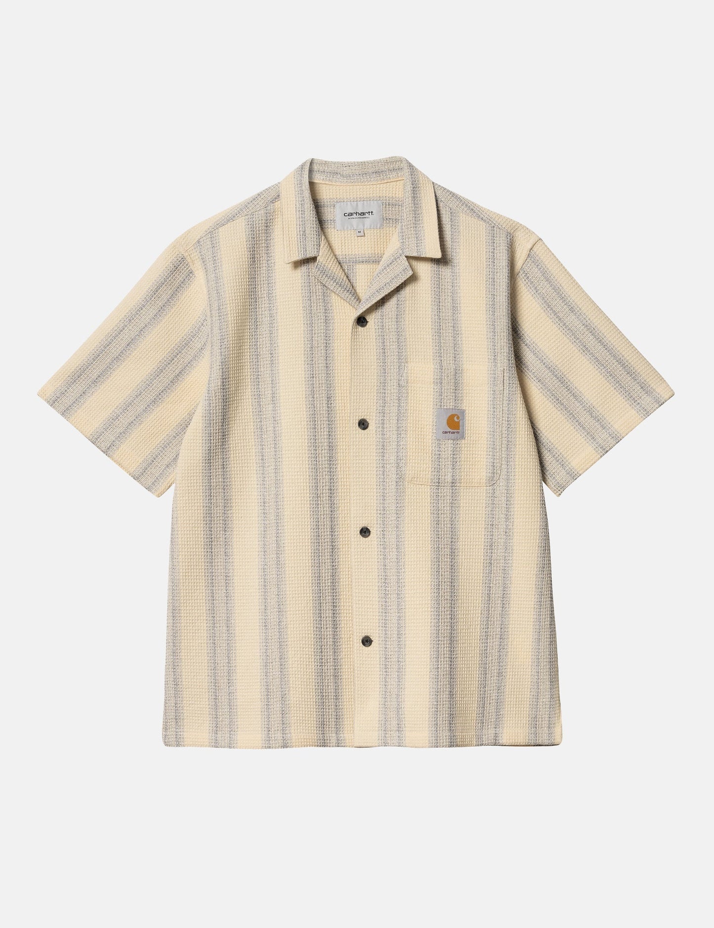 Kurzarmhemd Dodson Streifen – Misty Sky Blue