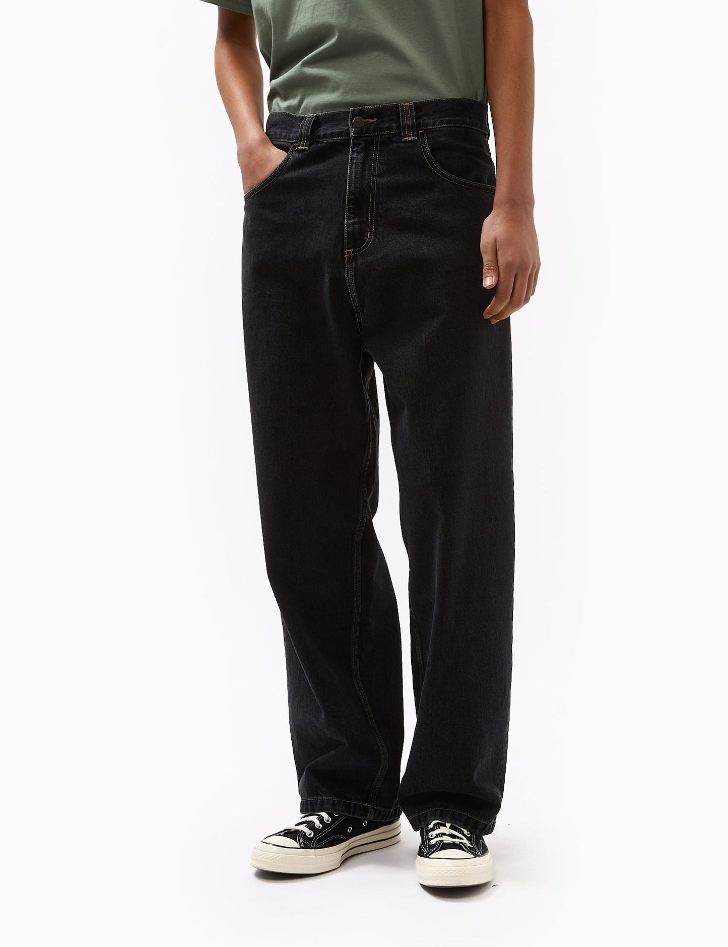 Pantalon Brandon - Délavé Noir