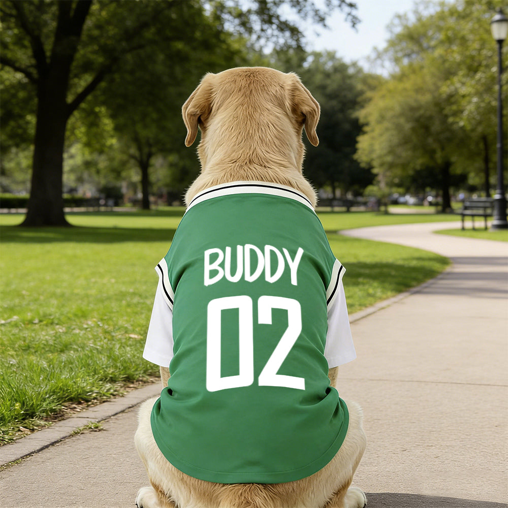 Personalized Breathable Pet Shirt with Name & Number | inCloth62