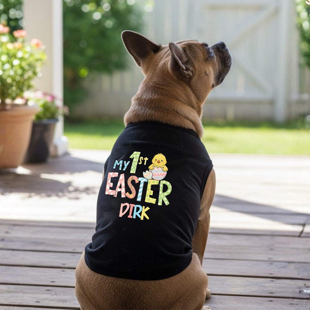 Personalisiertes "Erstes Ostern" T-Shirt für Haustiere | inCloth35