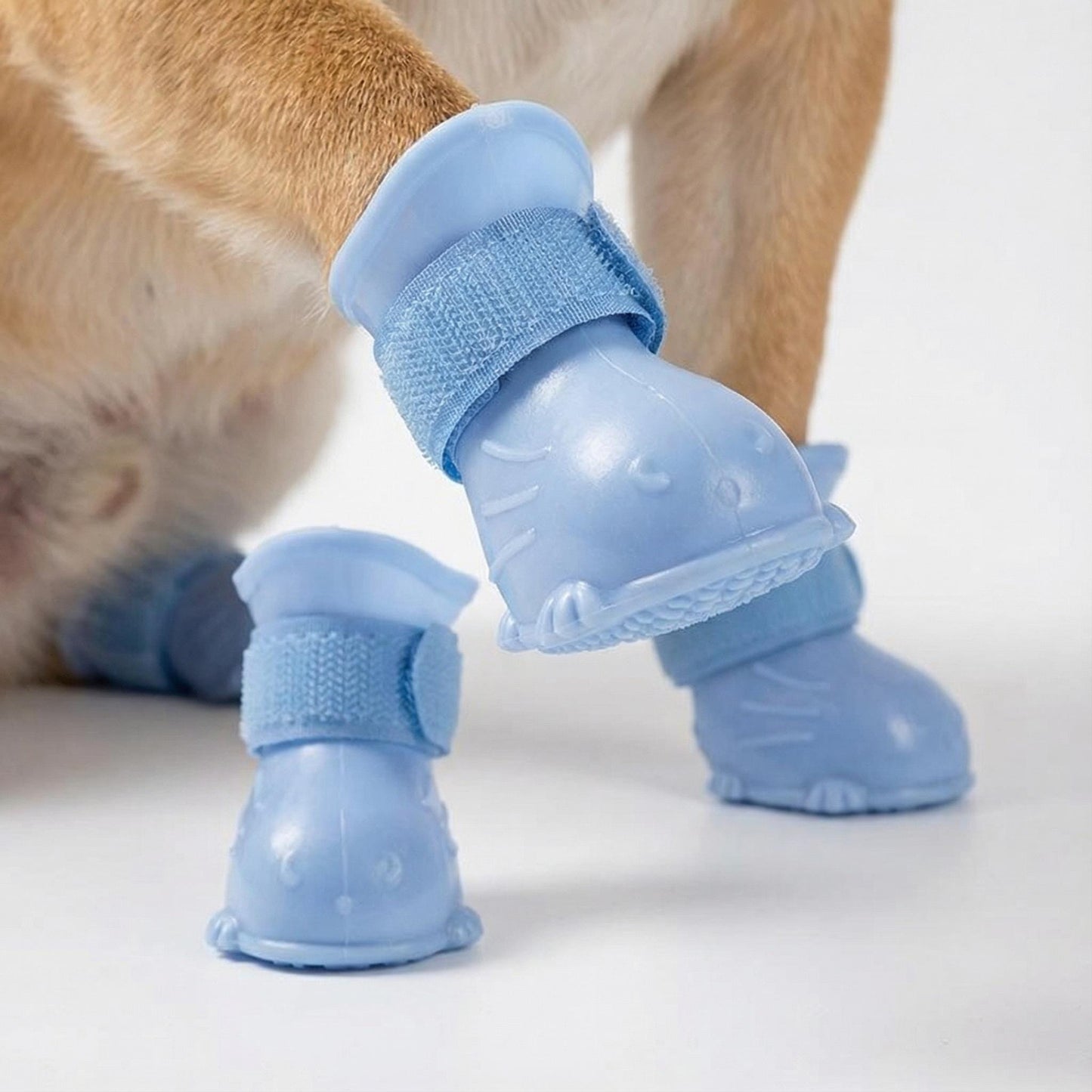 Waterproof Rubber Dog Boots with Non-Slip Sole | inAccs19