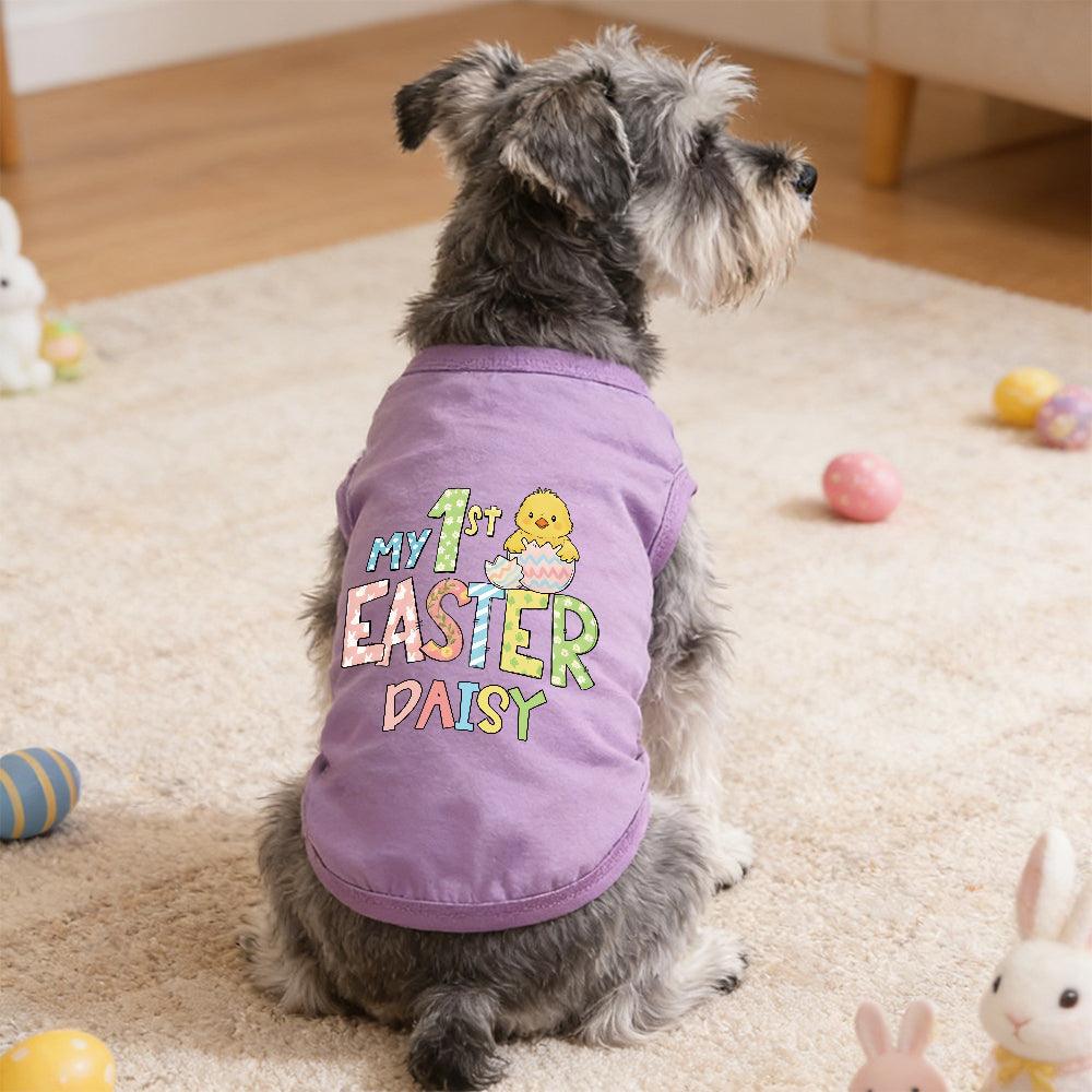 Personalisiertes "Erstes Ostern" T-Shirt für Haustiere | inCloth35