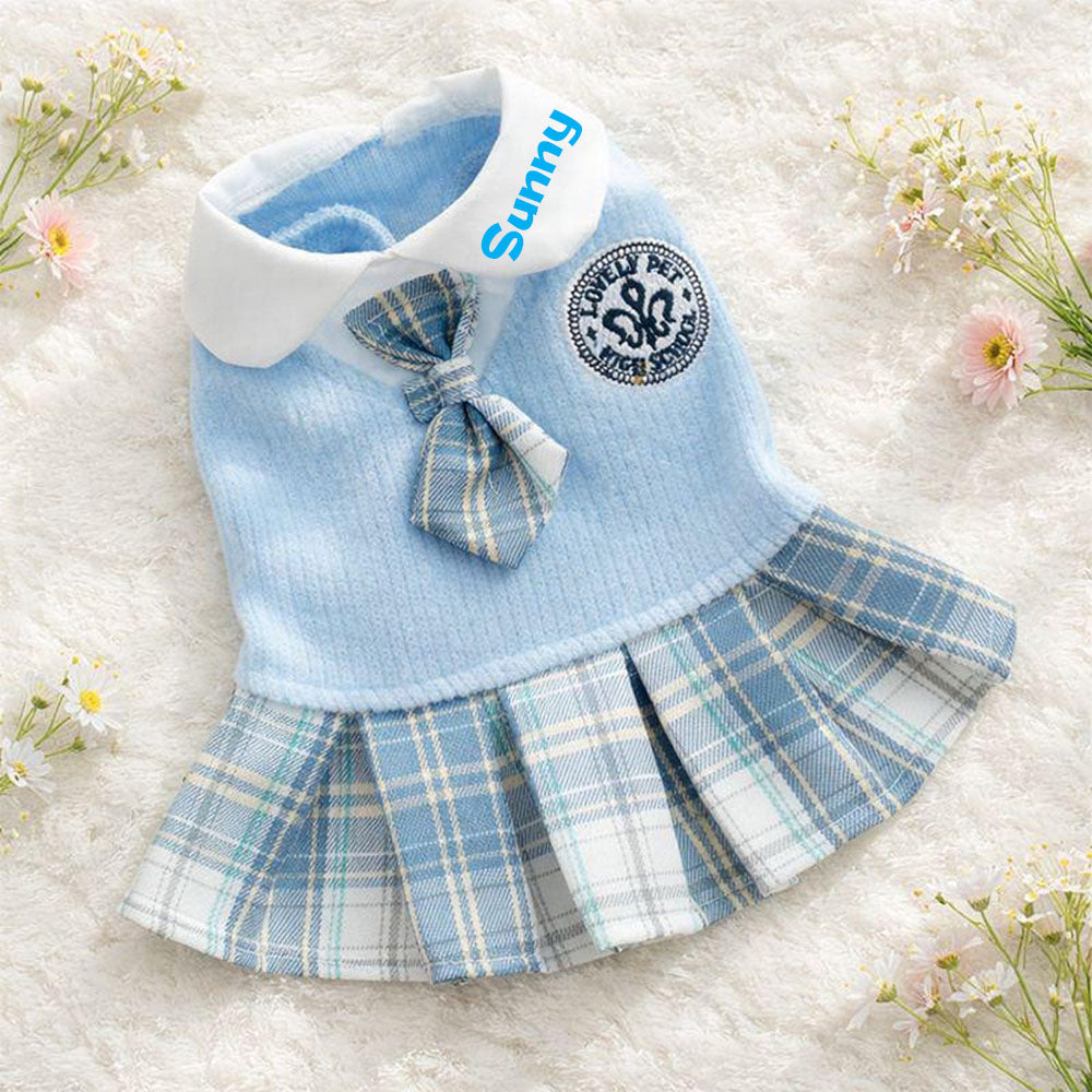 Personalisiertes Kleid im Haustier-Schulstil | inCloth27
