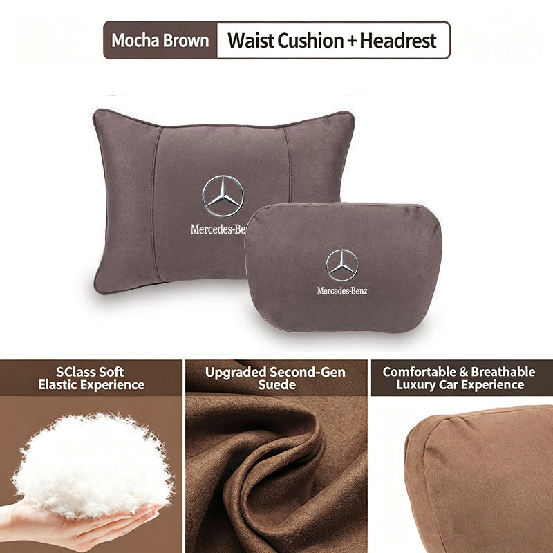Hot Sale 🔥50% OFF🔥Maybach-Style Cushion Pillow(Headrest + Lumbar Support)