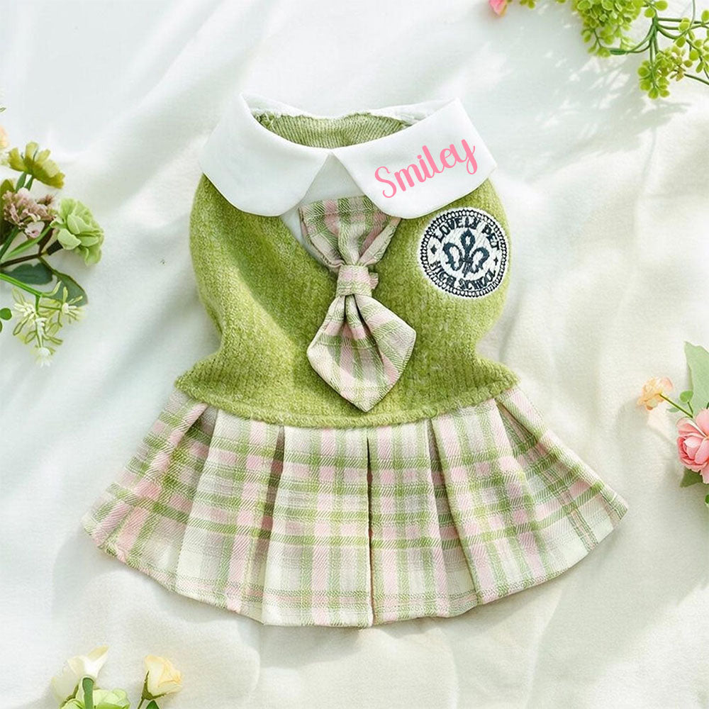 Personalisiertes Kleid im Haustier-Schulstil | inCloth27