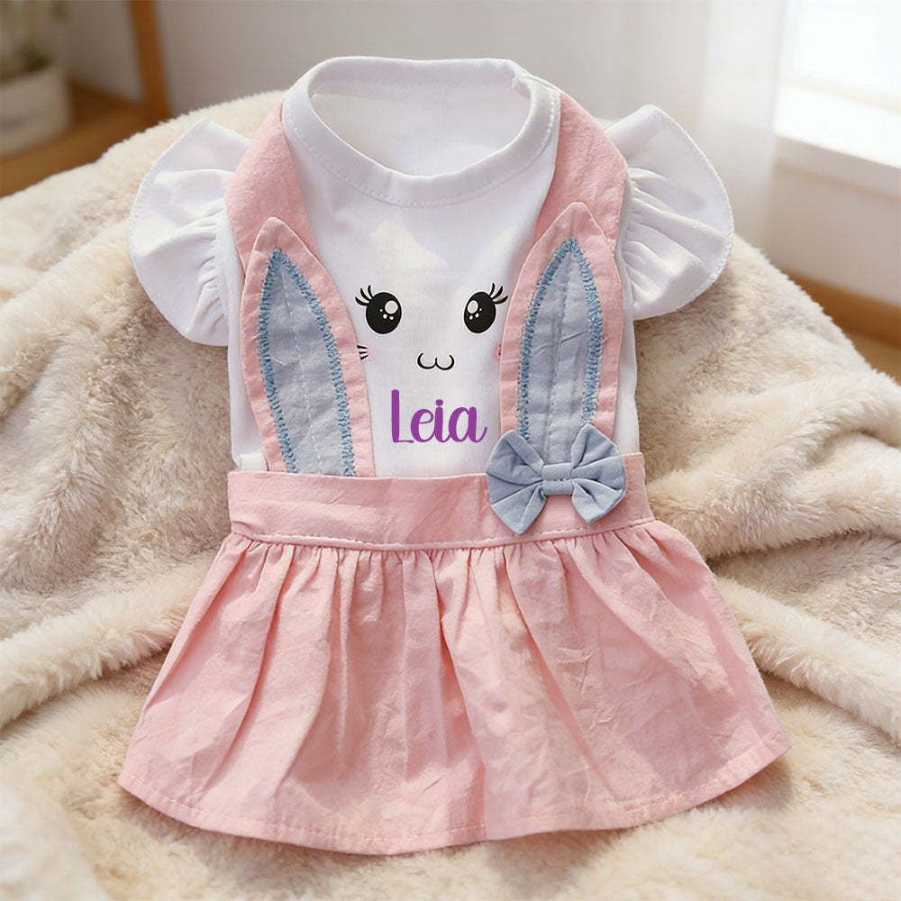 Personalized Name Easter Pet Bunny Princess Outfit | inCloth33