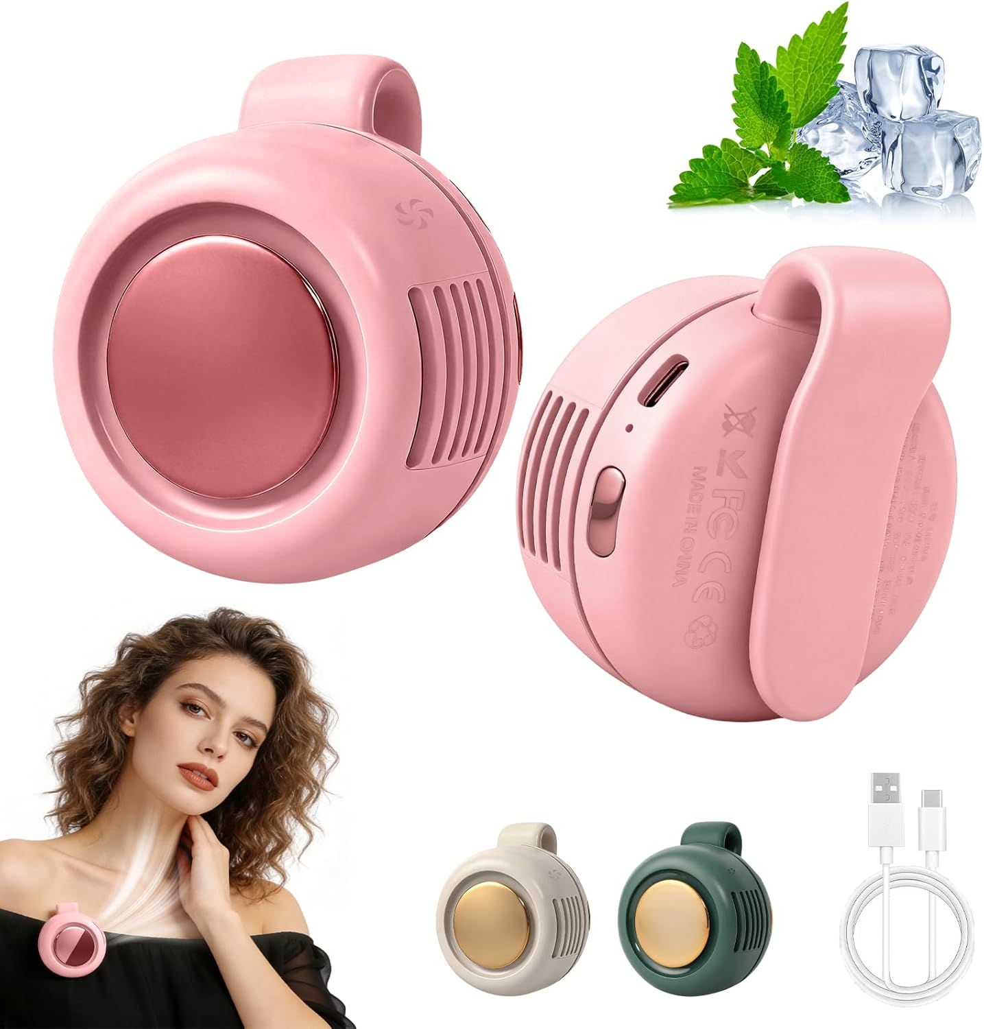 Clip de ventilateur portable silencieux sans pales