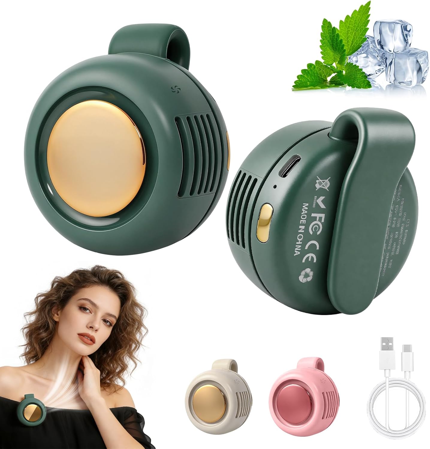 Clip de ventilateur portable silencieux sans pales