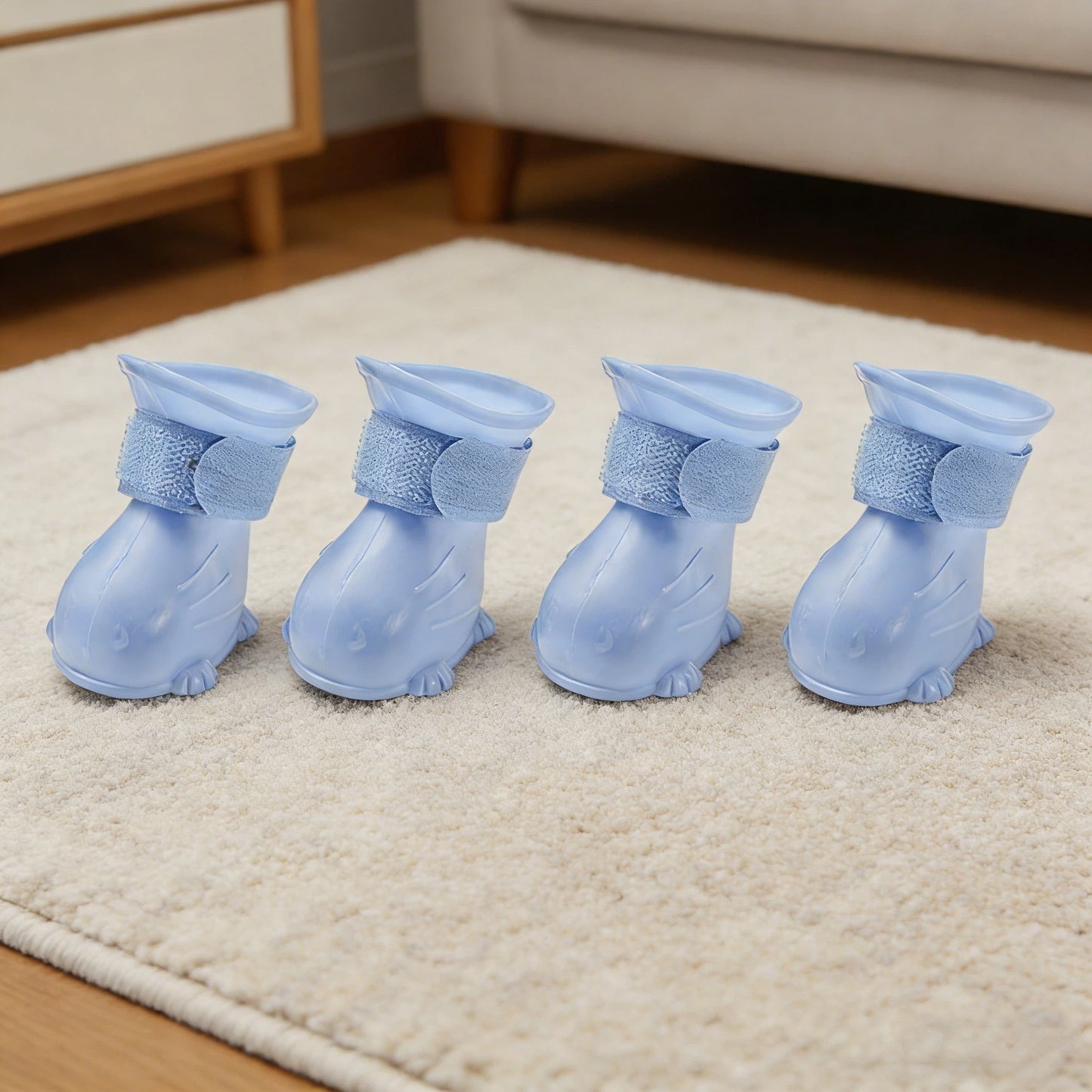 Waterproof Rubber Dog Boots with Non-Slip Sole | inAccs19