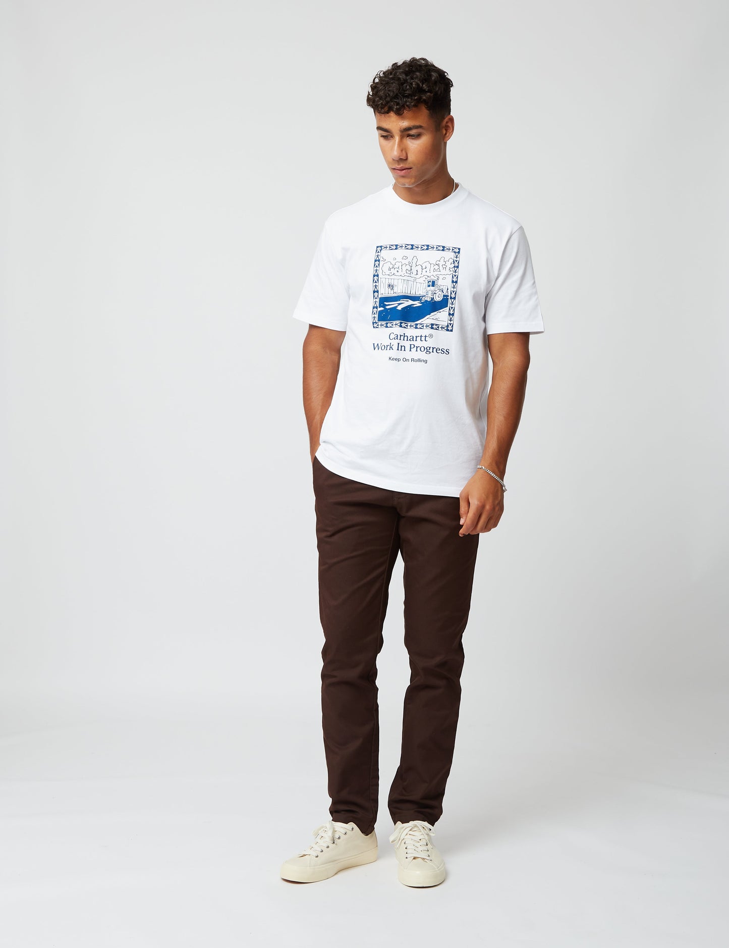 Sid Pant Chino (Slim) - Dunkel umbrafarben
