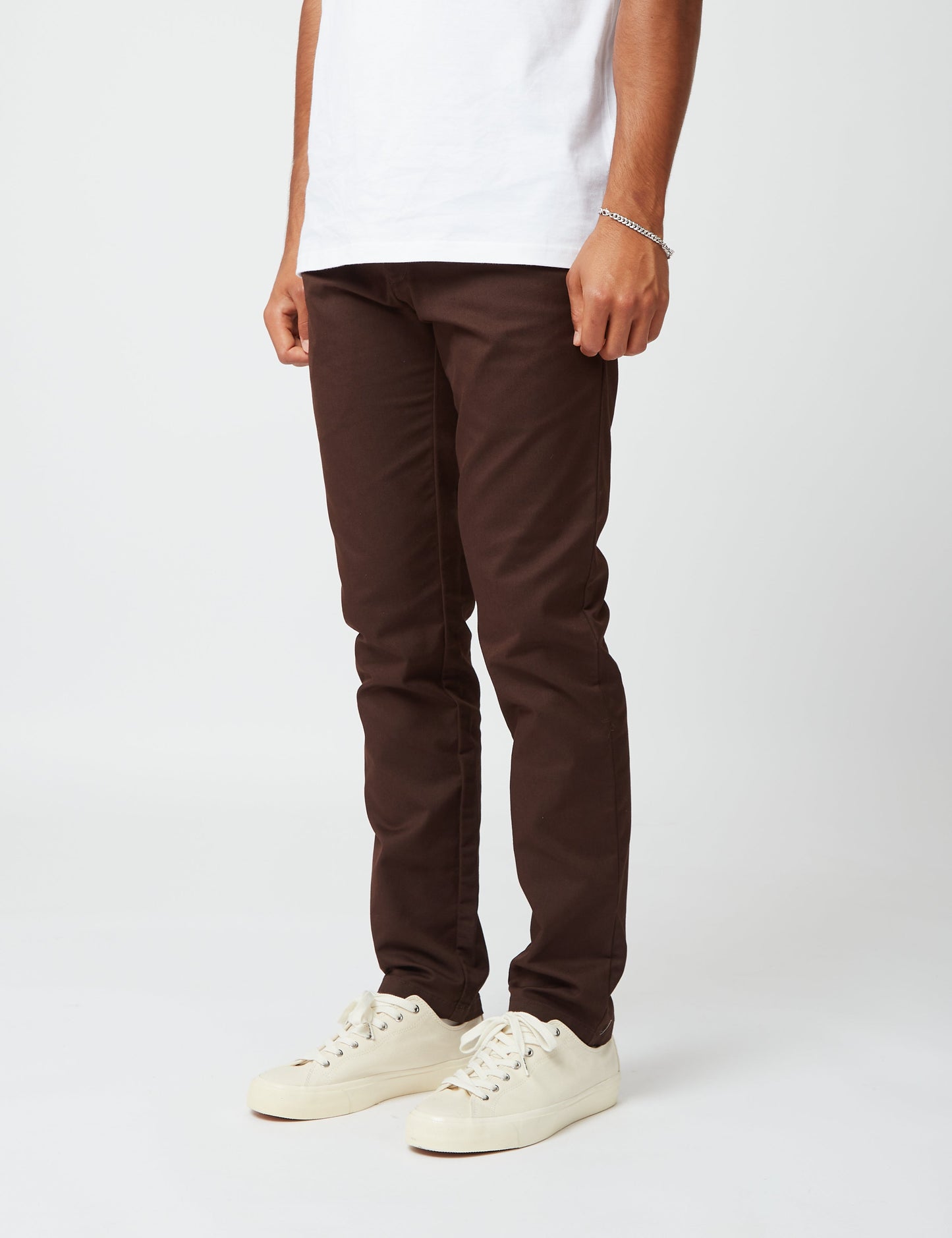 Sid Pant Chino (Slim) - Dunkel umbrafarben