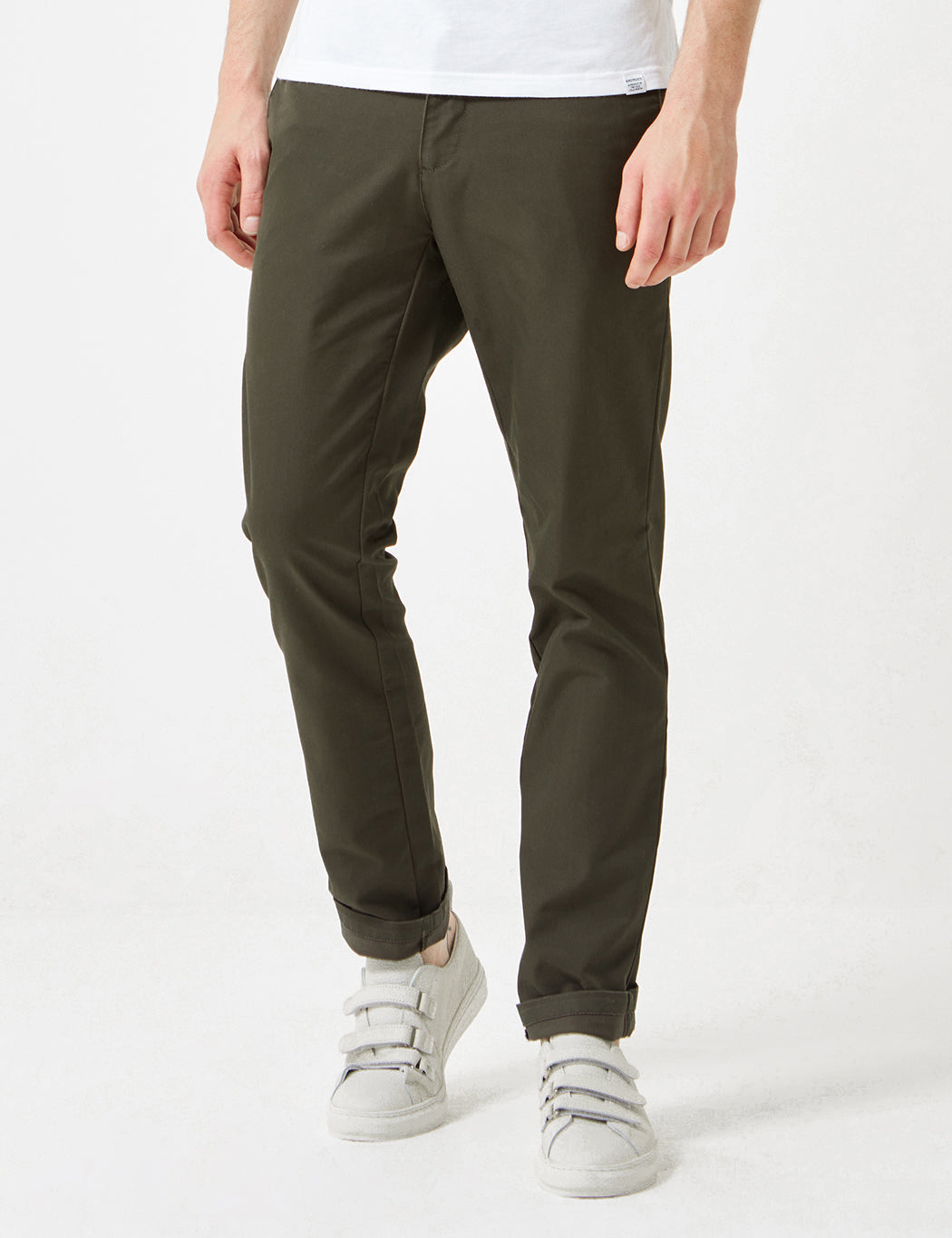 Pantalon Chino Sid (coupe slim) - Vert cyprès