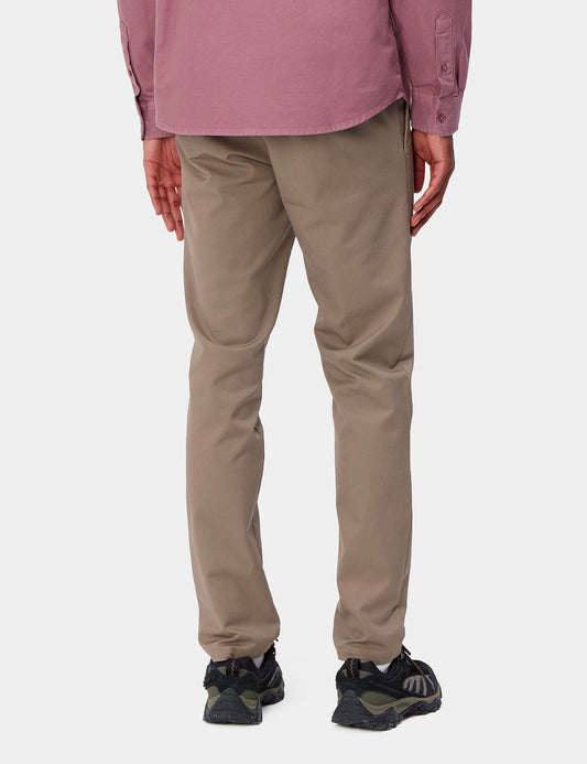 Pantalon chino Sid - Branch Brown Rinsed