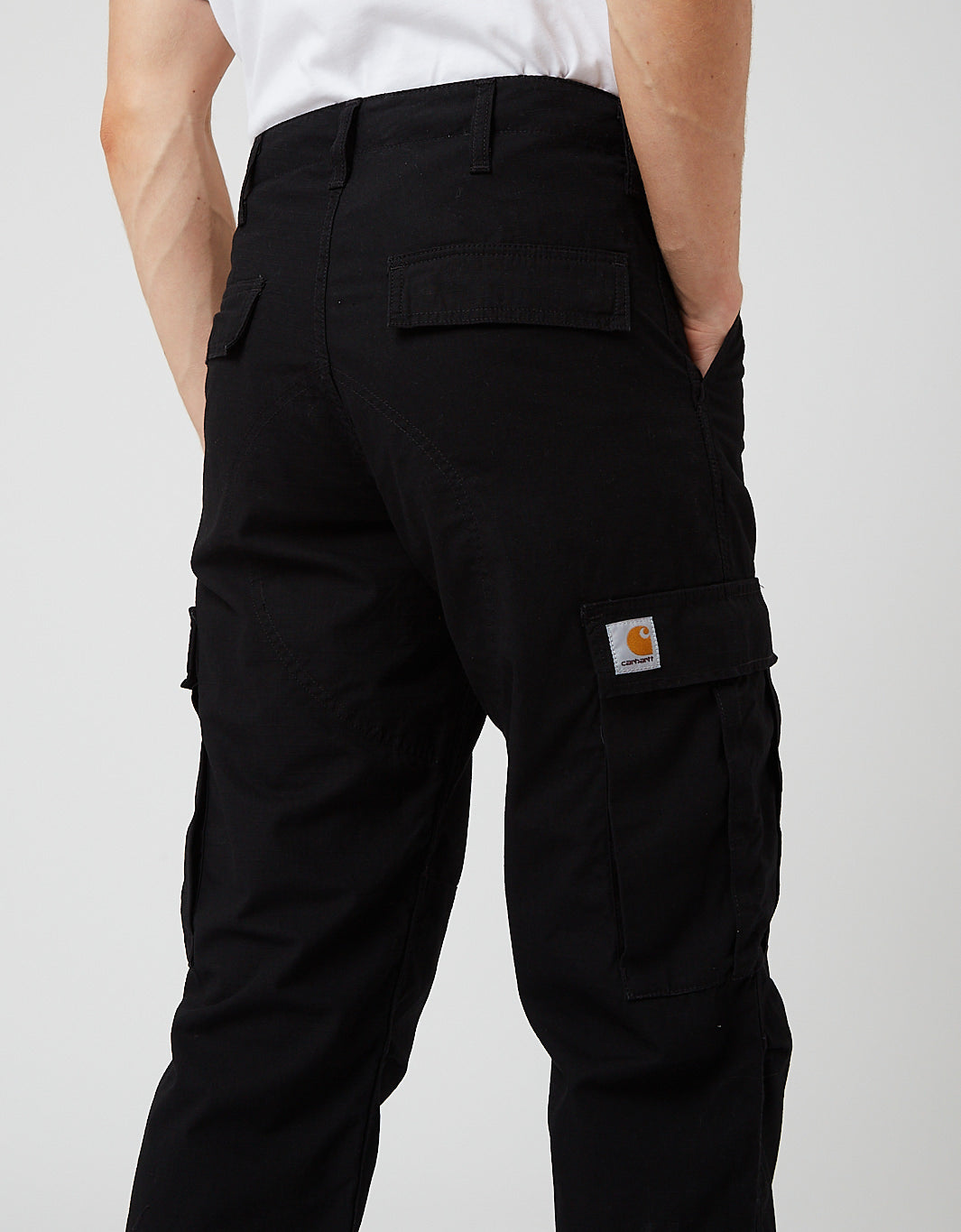 Regular Cargo-Hose (Ripstop, 6.5oz) - Schwarz