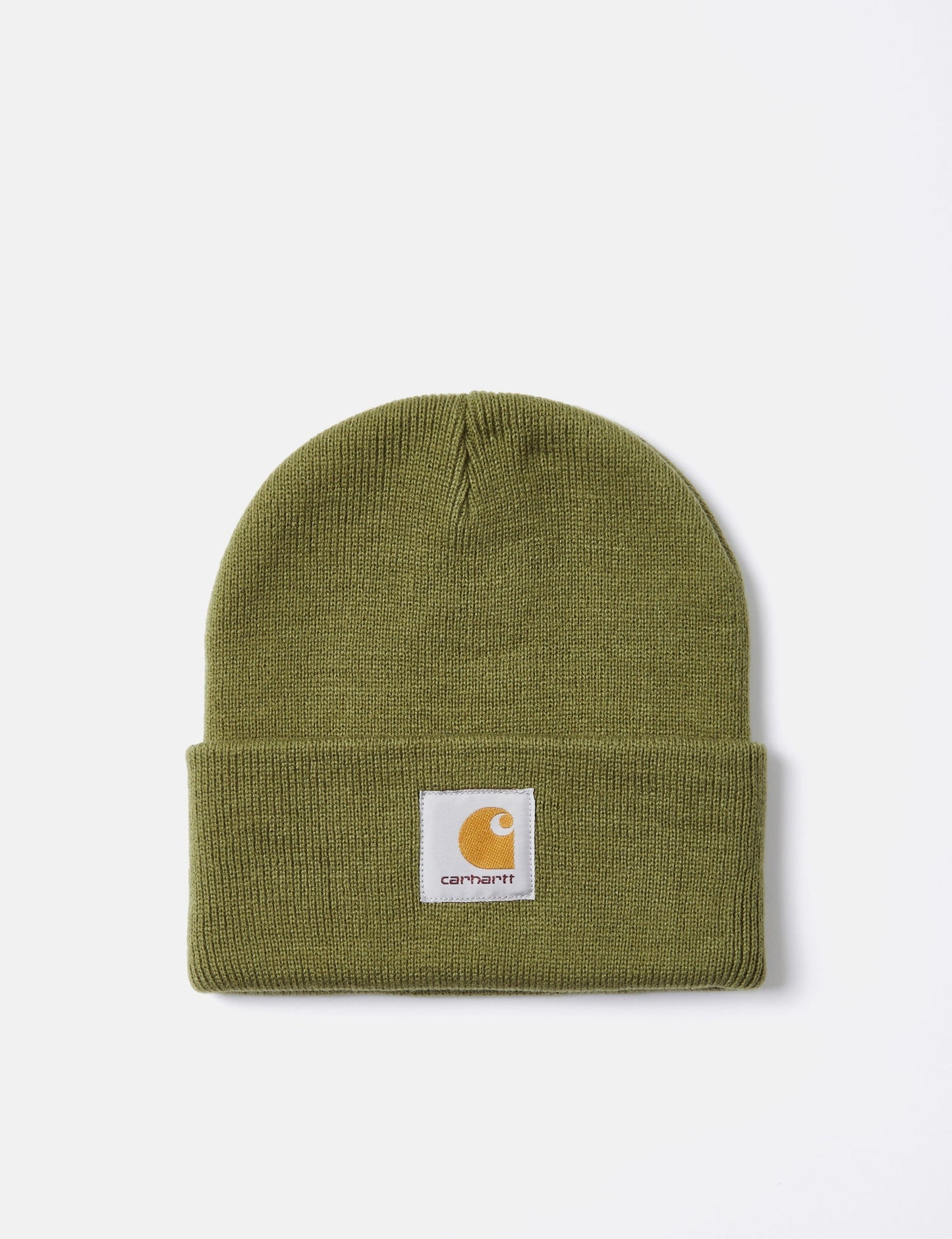 Kurze Beanie-Mütze – Kiwigrün