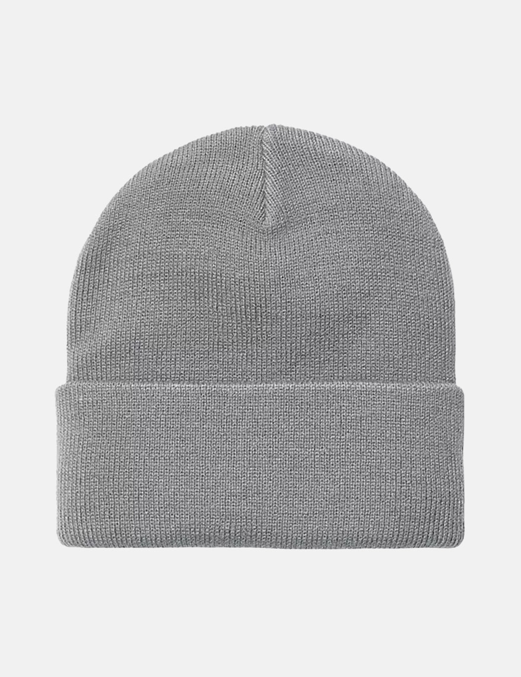Kurze Beanie-Mütze – Spiegelgrau