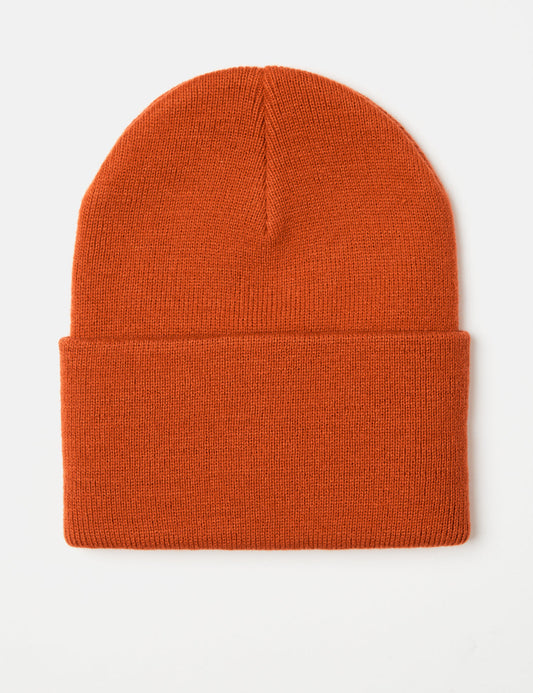 Bonnet tricoté - Orange brique
