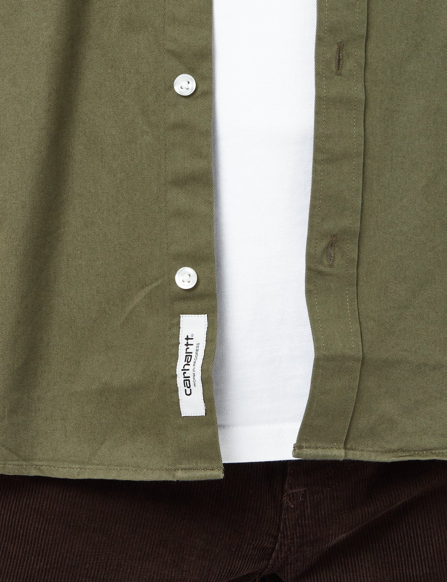 Chemise Madison - Vert Algue/Cire