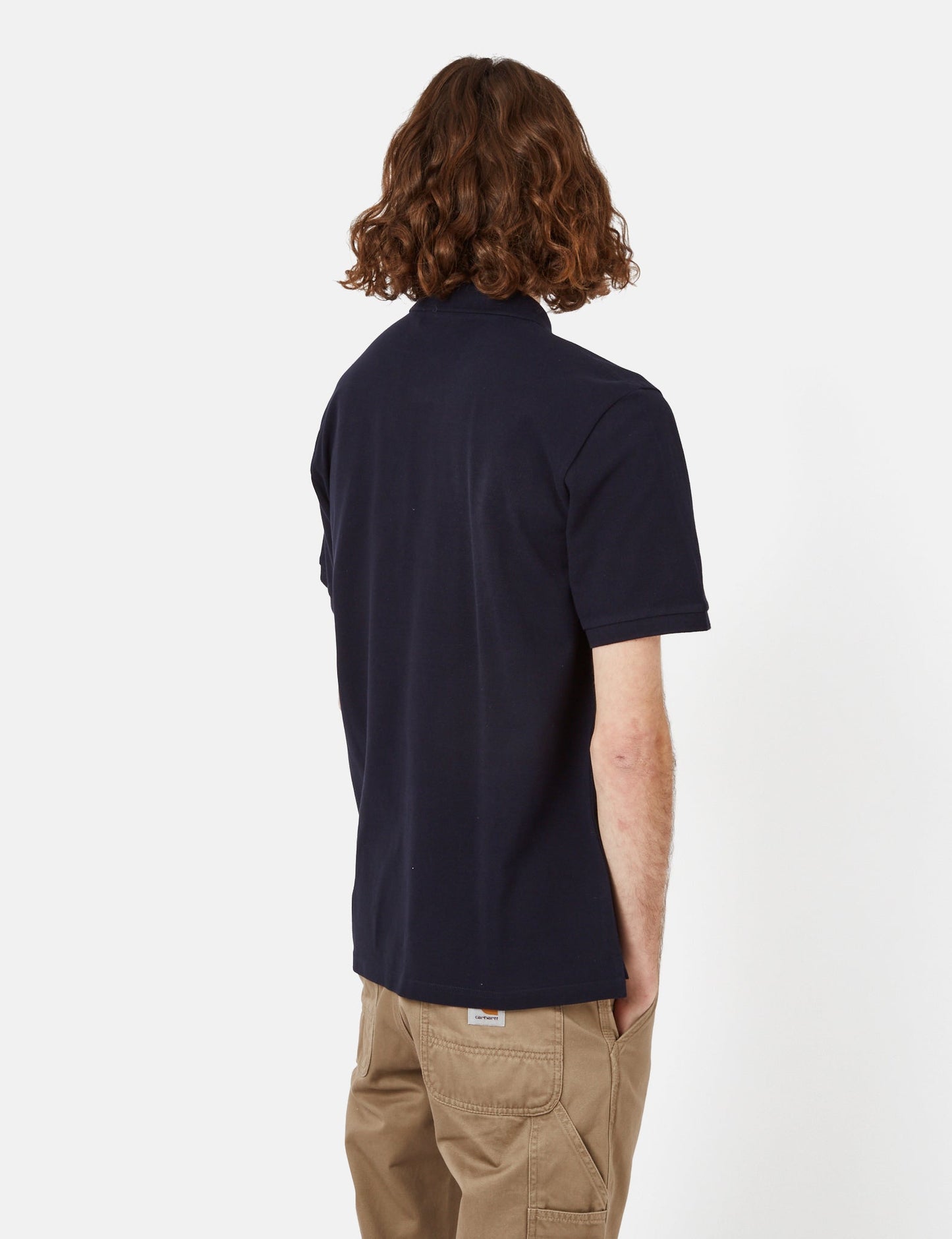 Chase Pique Polohemd – Dunkelmarineblau