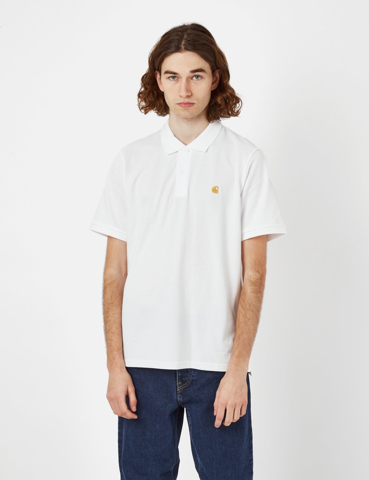 Chase Pique Polohemd – Dunkelmarineblau