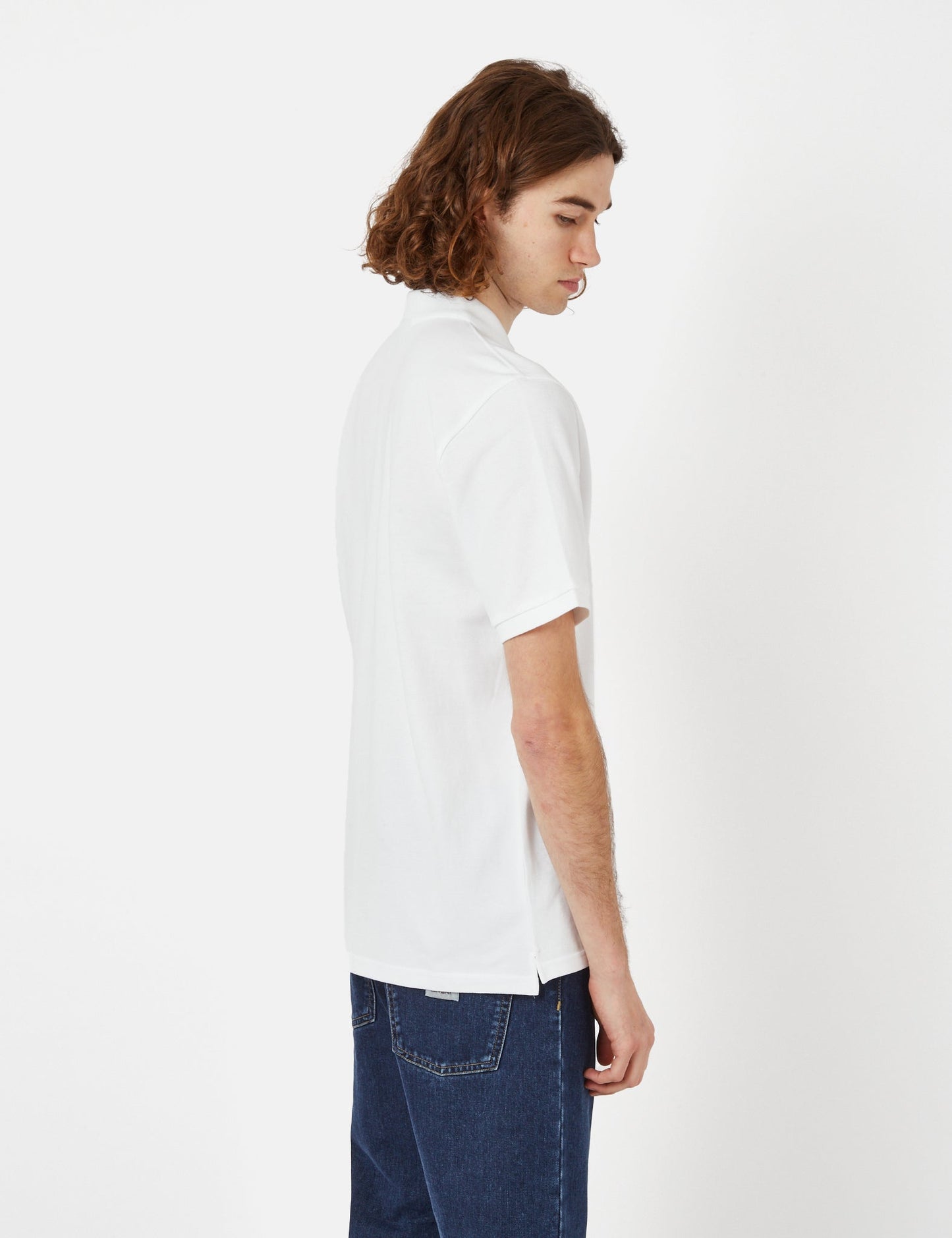 Pikee-Poloshirt Chase – Weiß