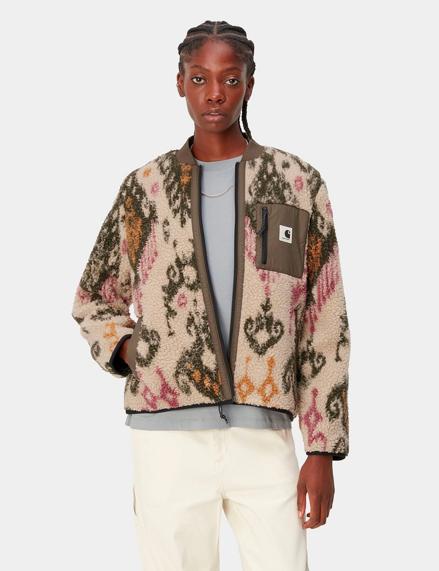 Damen Janet Fleece Liner (Baru Jacquard) - Wall Beige