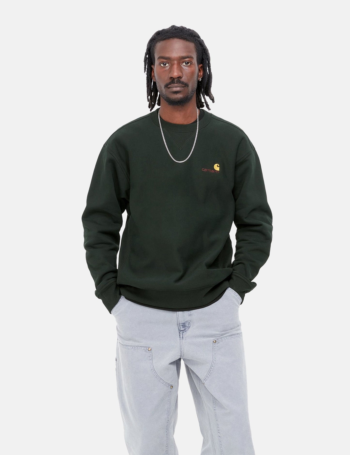 Sweat-shirt American Script - Ale Brown