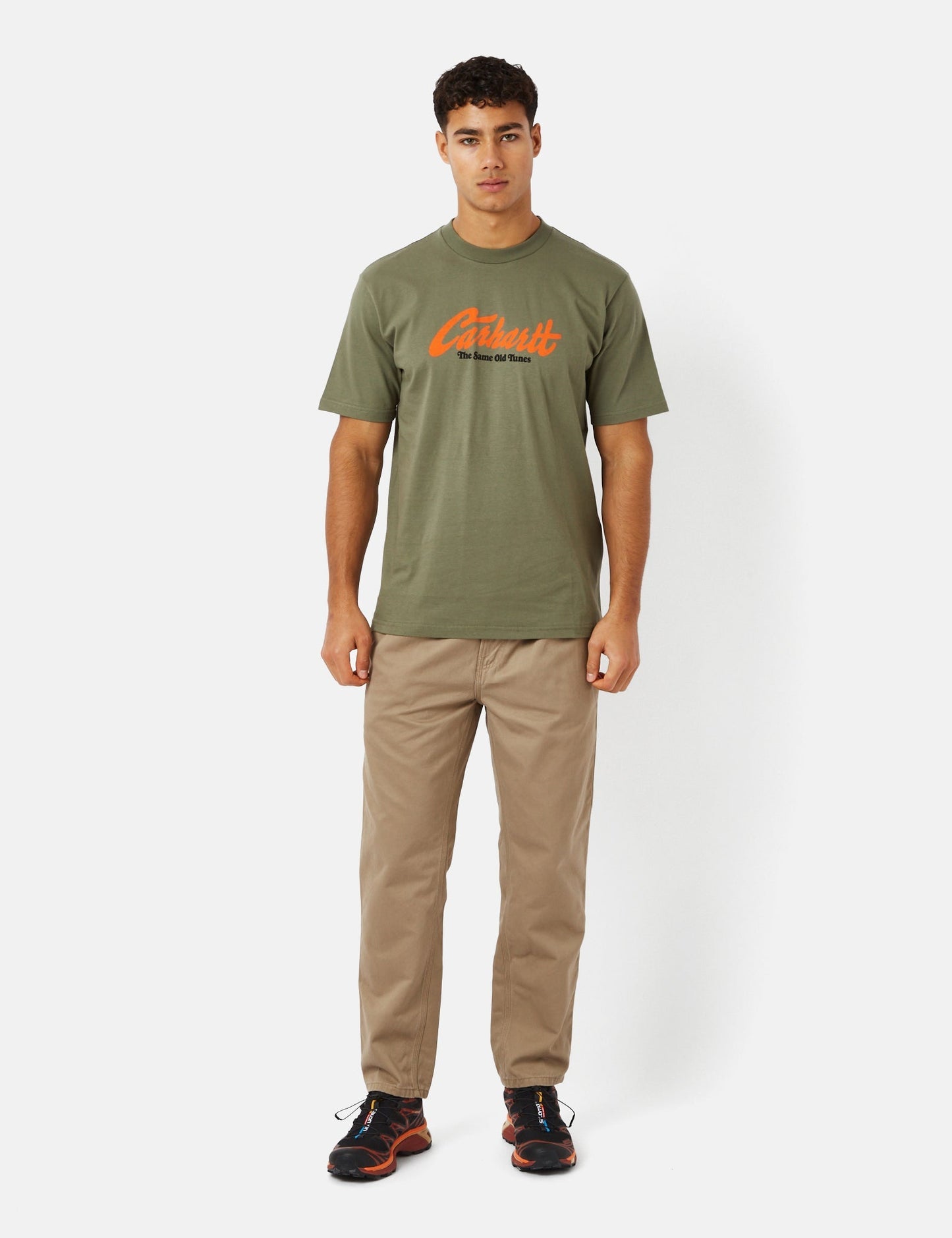 Pantalon Abbott (coupe fuselée normale) – Beige cuir