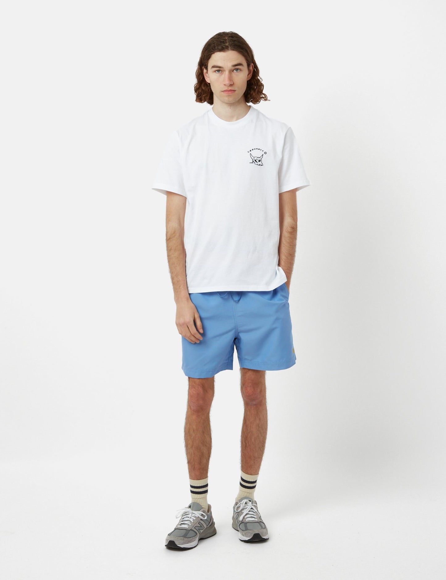 Badeshorts Chase – Piscine Blue