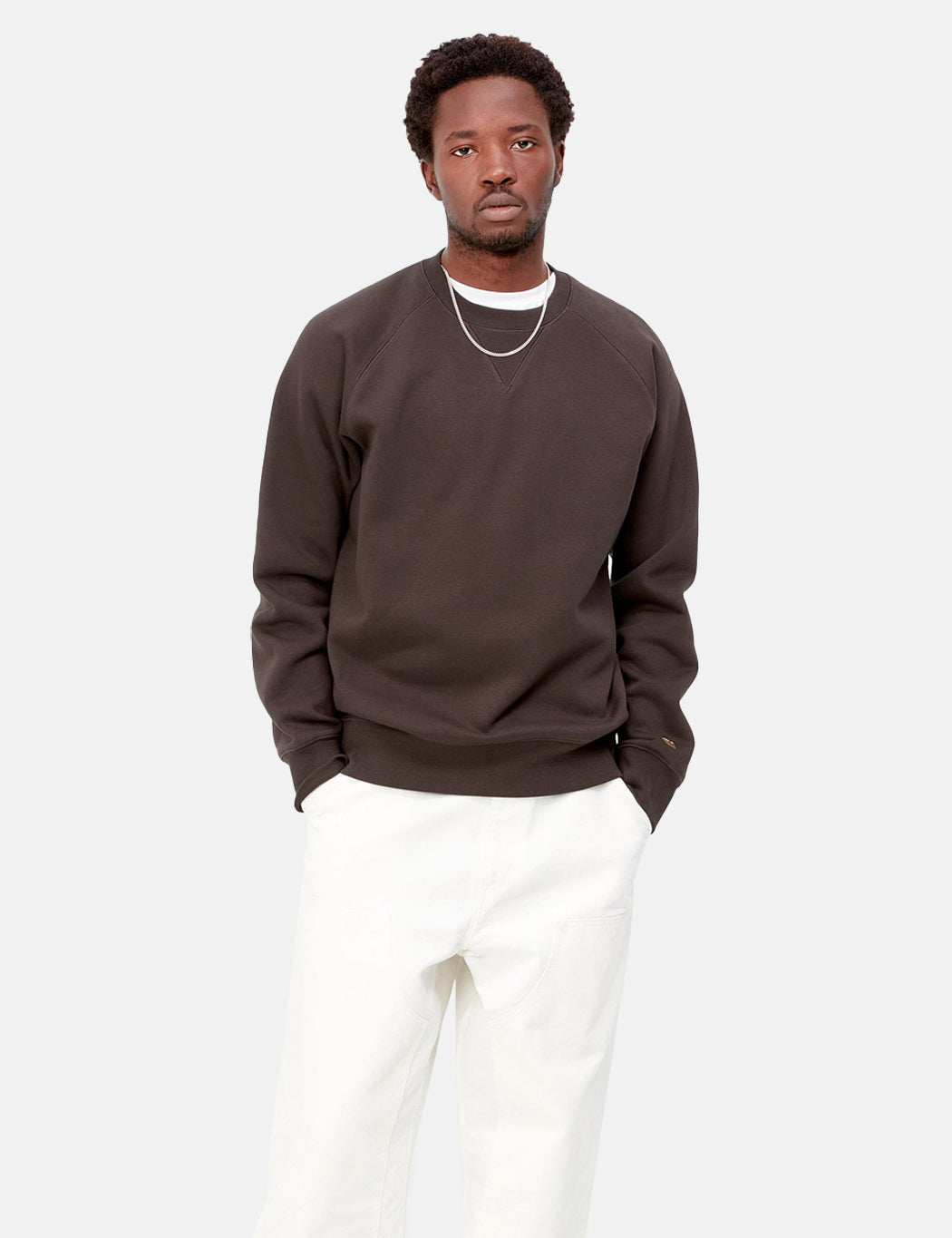 Sweat-shirt Chase – Marron Terre d'Ombre Foncée
