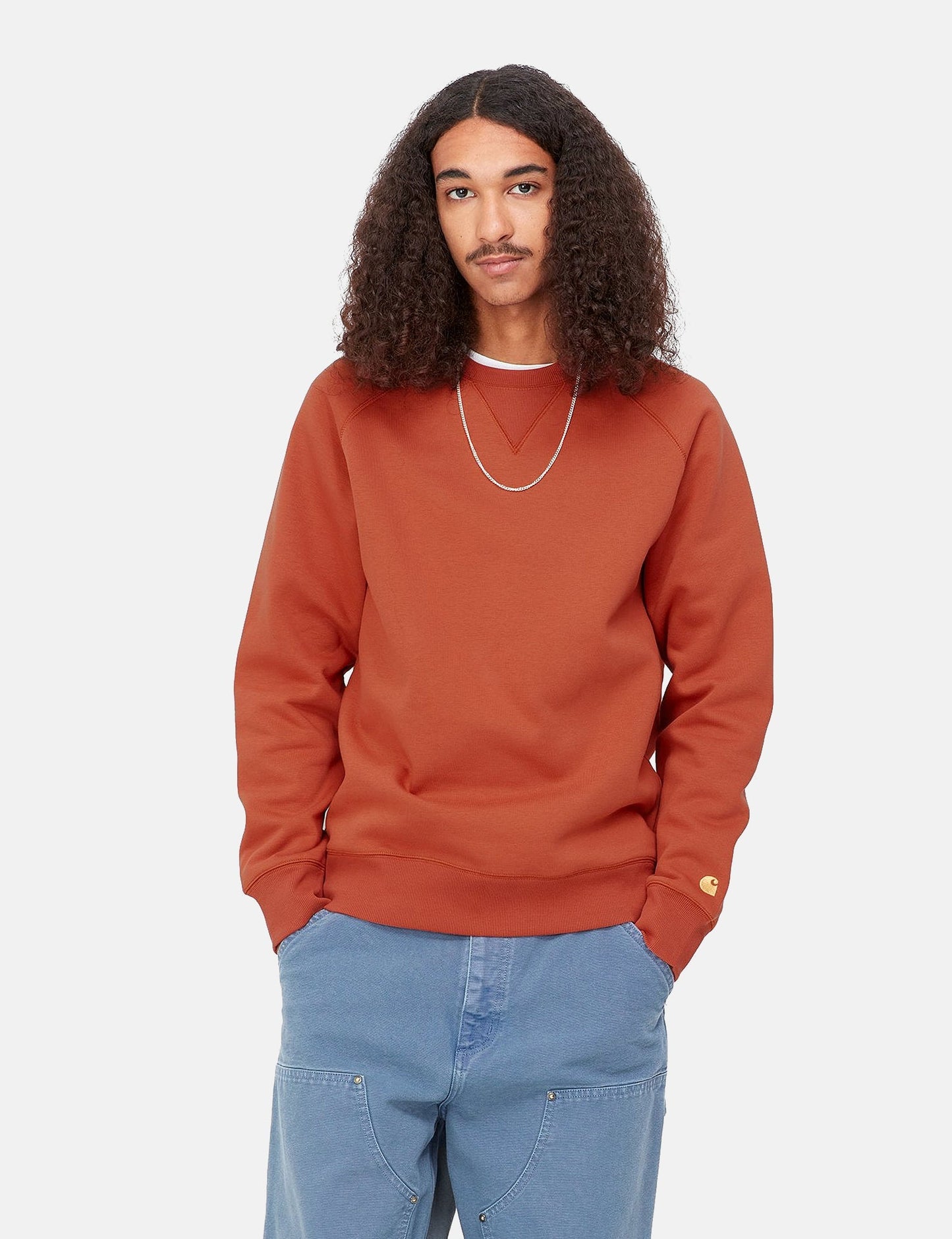 Sweatshirt Chase - Phoenix Rot/Gold