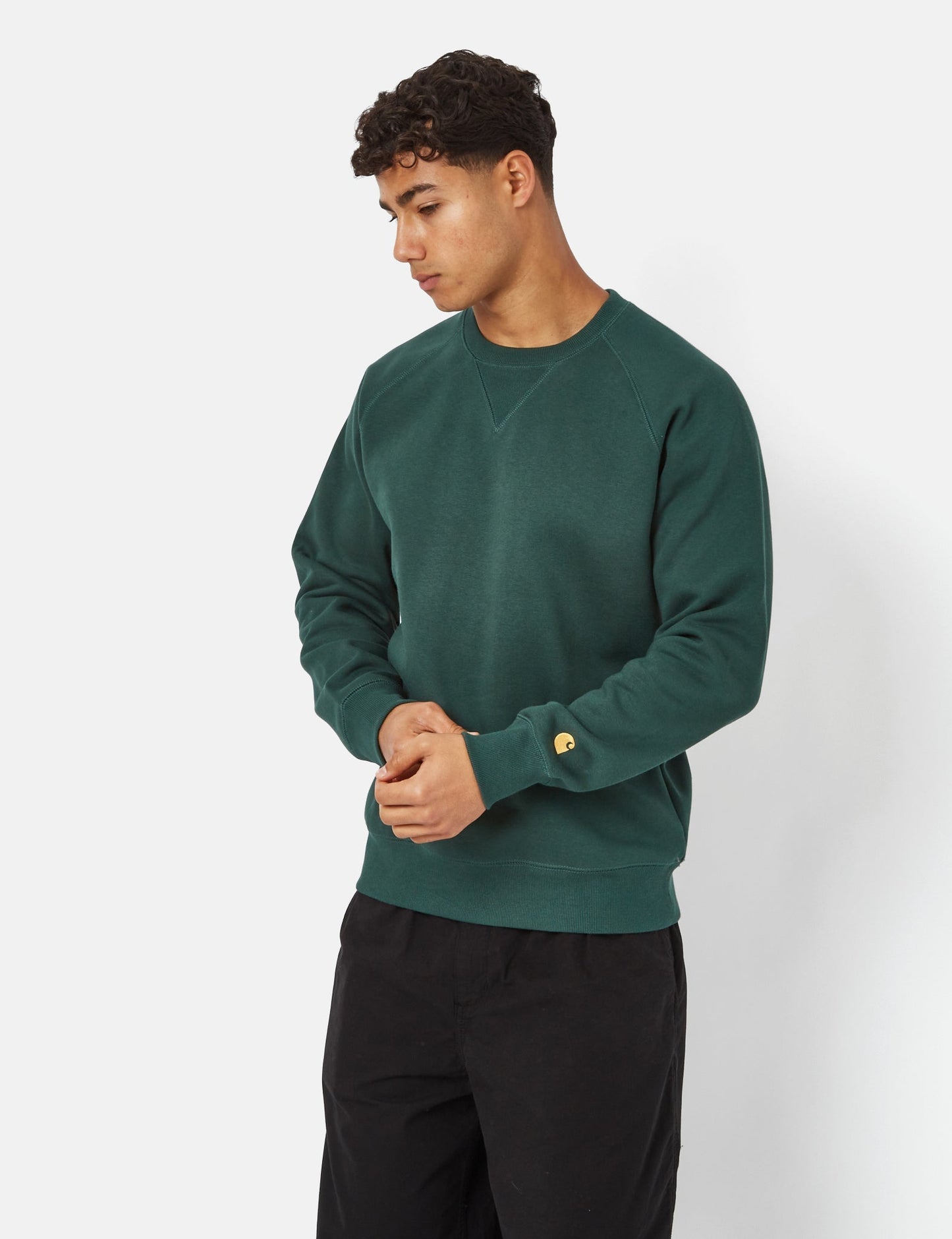 Chase Sweatshirt - Jura Grün/Gold