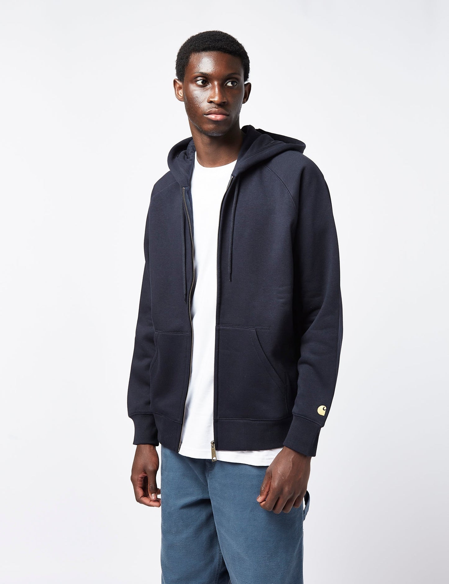 Chase Kapuzen-Sweatshirt mit Reißverschluss - Dunkelmarineblau