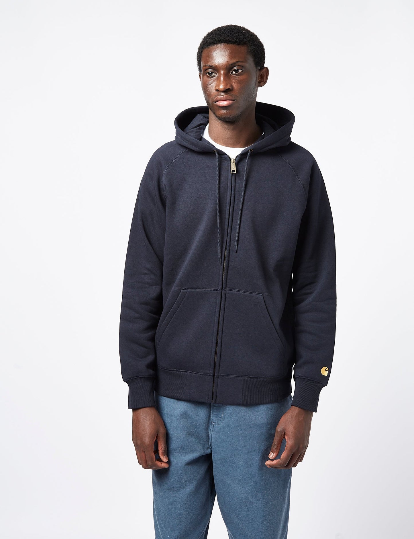 Chase Kapuzen-Sweatshirt mit Reißverschluss - Dunkelmarineblau