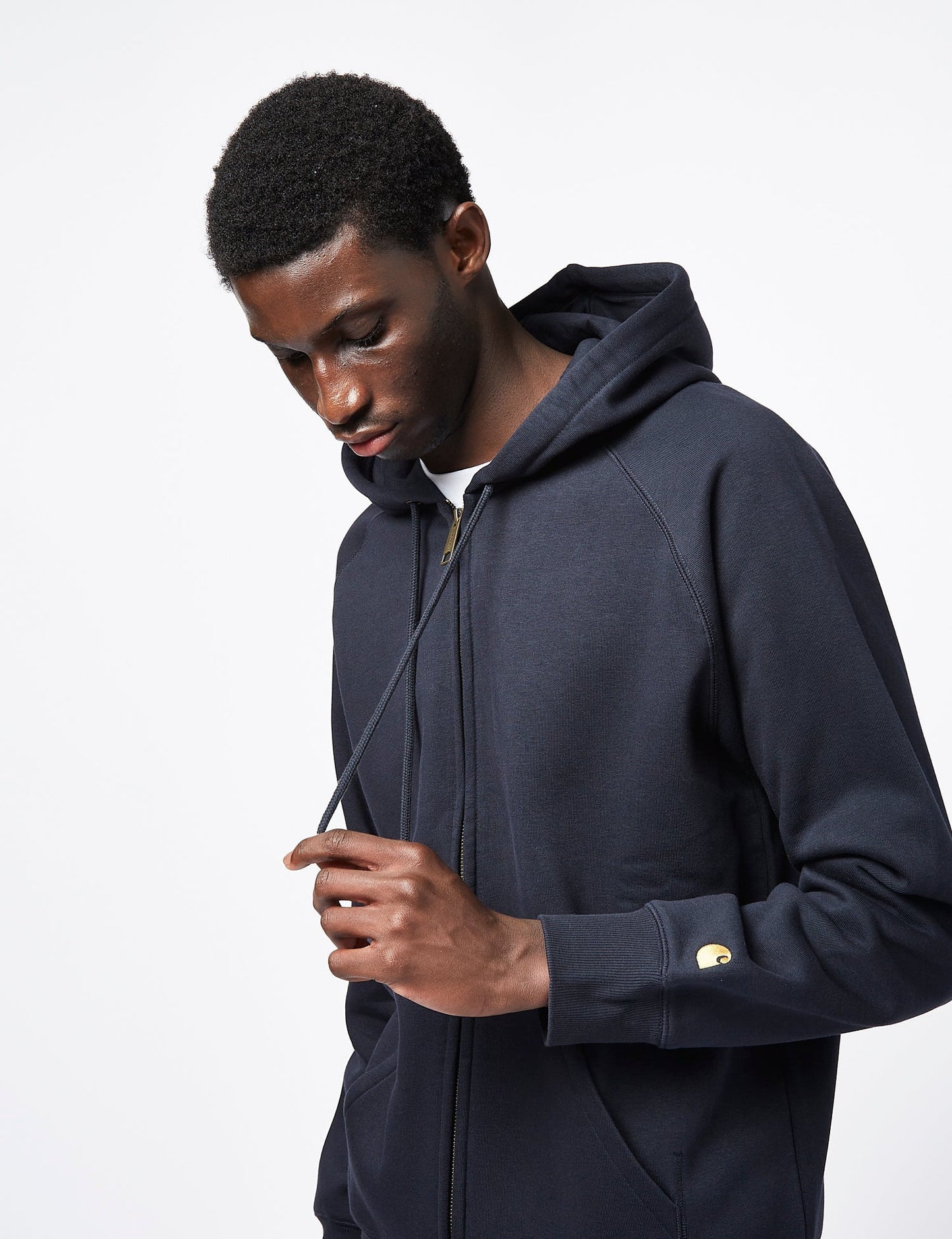 Chase Kapuzen-Sweatshirt mit Reißverschluss - Dunkelmarineblau