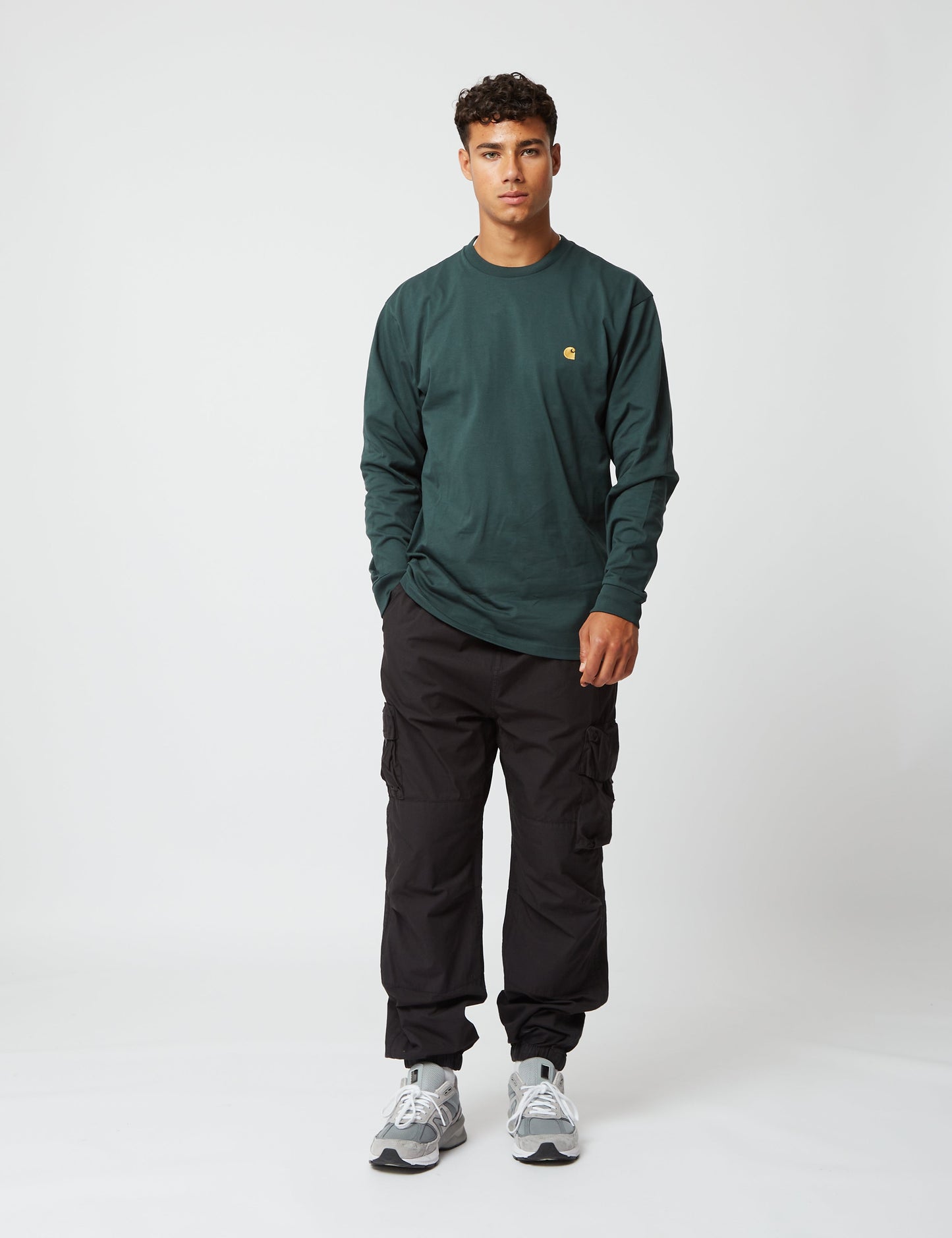 Chase Longsleeve T-Shirt - Juniper Green