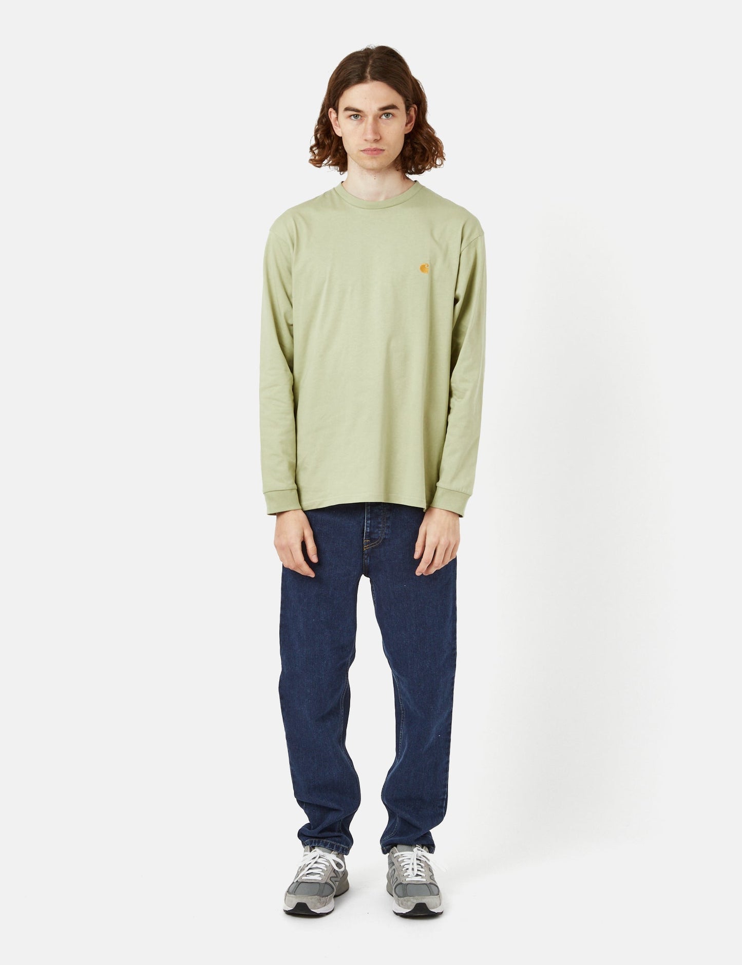 T-shirt à manches longues Chase (ample) - Vert Agave