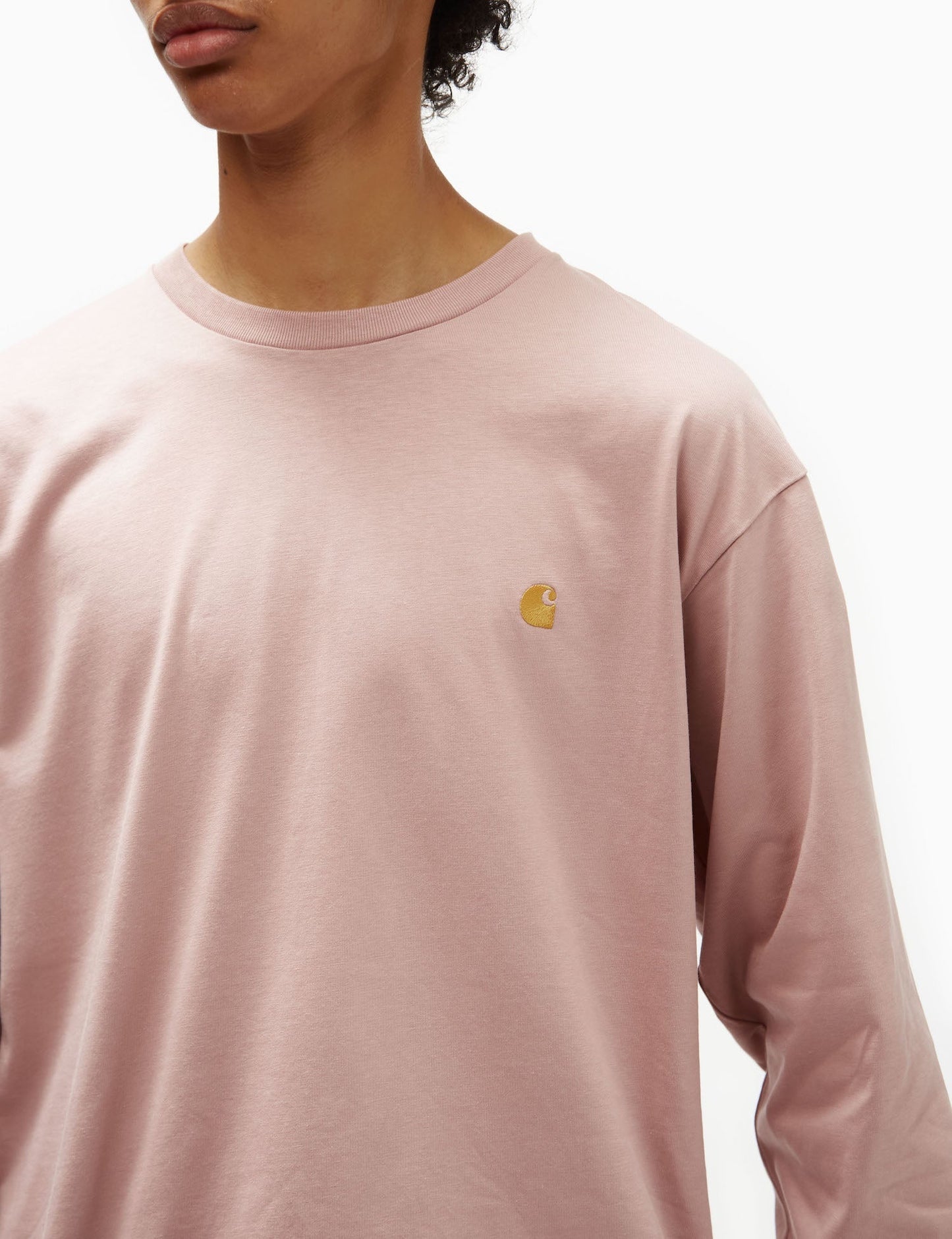 T-shirt manches longues Chase (ample) - Rose verrier