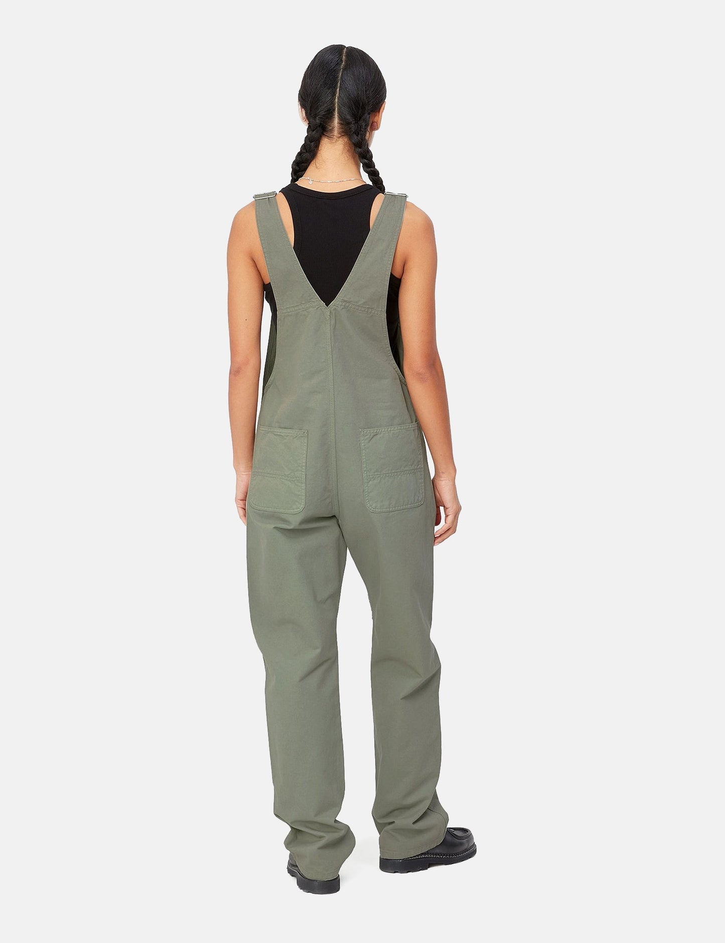 Latzhose für Damen (gerade) – Yucca-Grün