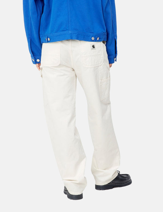 Pantalon Pierce (coupe décontractée) pour femme - Blanc cassé rincé