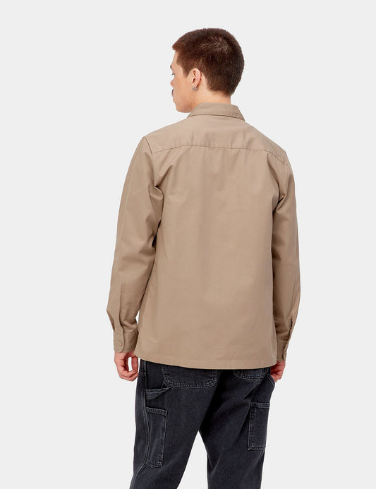Master Shirt - Khaki cuir brun