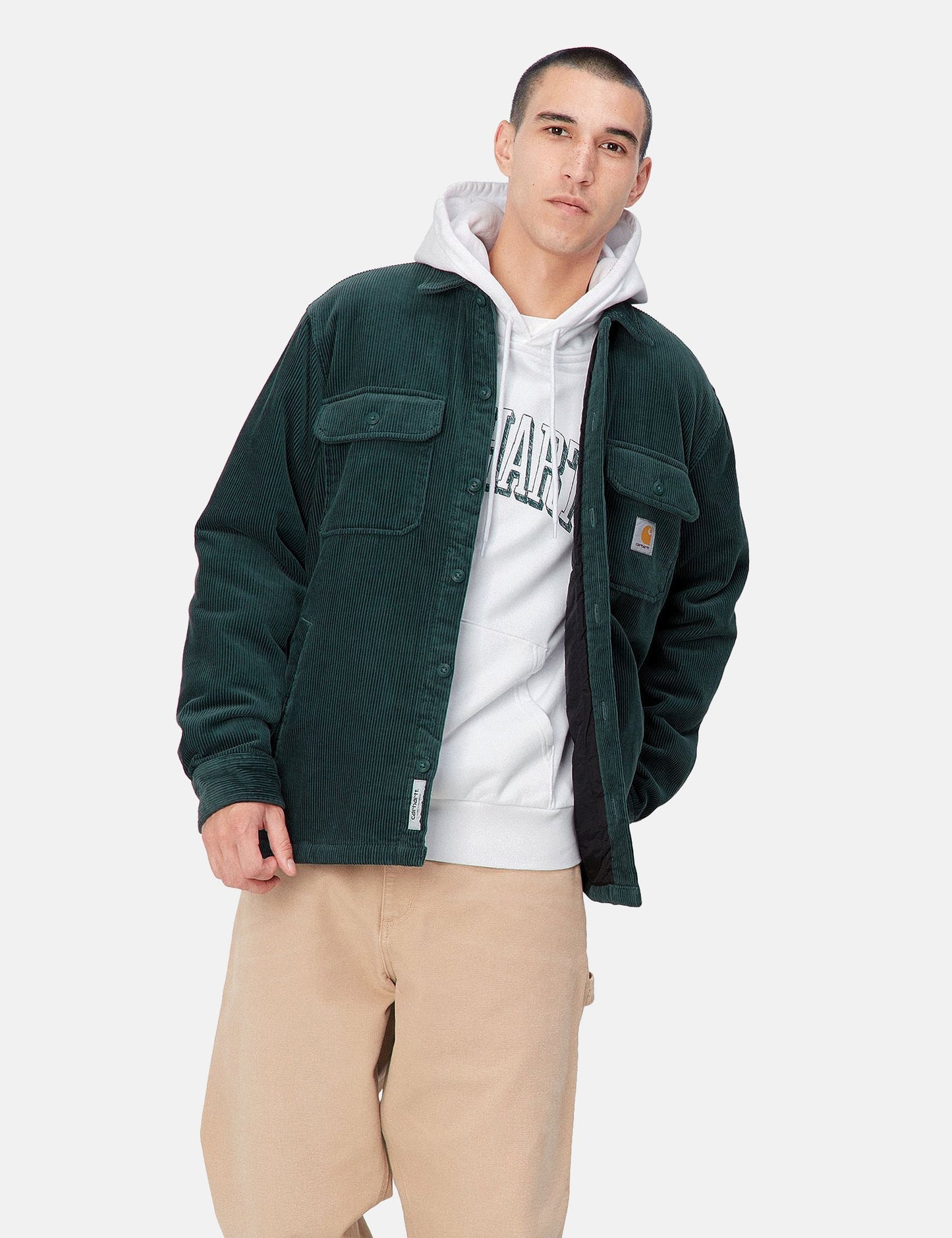 Overshirt Whitsome – Wacholdergrün