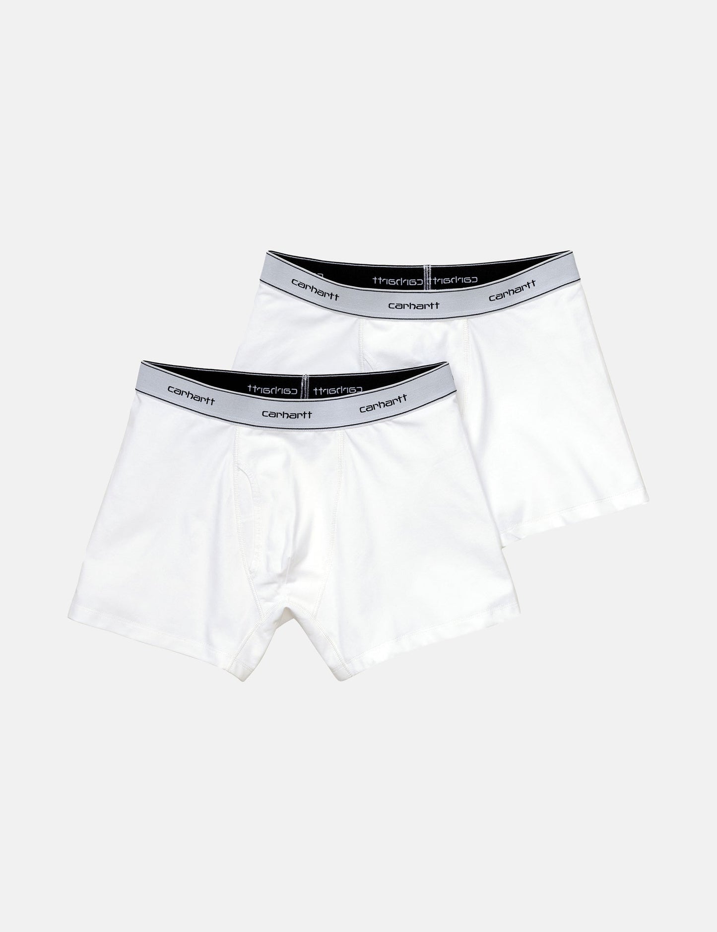 Baumwoll-Trunk-Boxershorts (2er-Pack) – Weiß