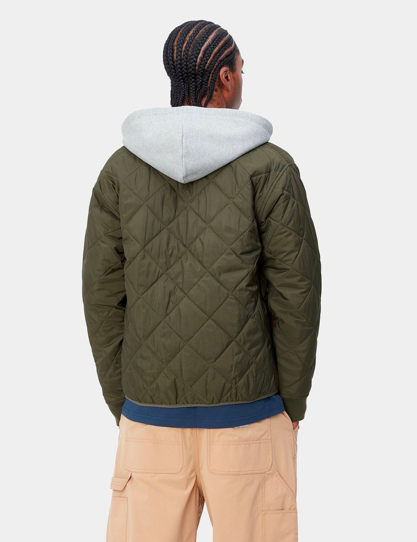 Veste doublée Barrow (Ripstop recyclé) - Vert plante