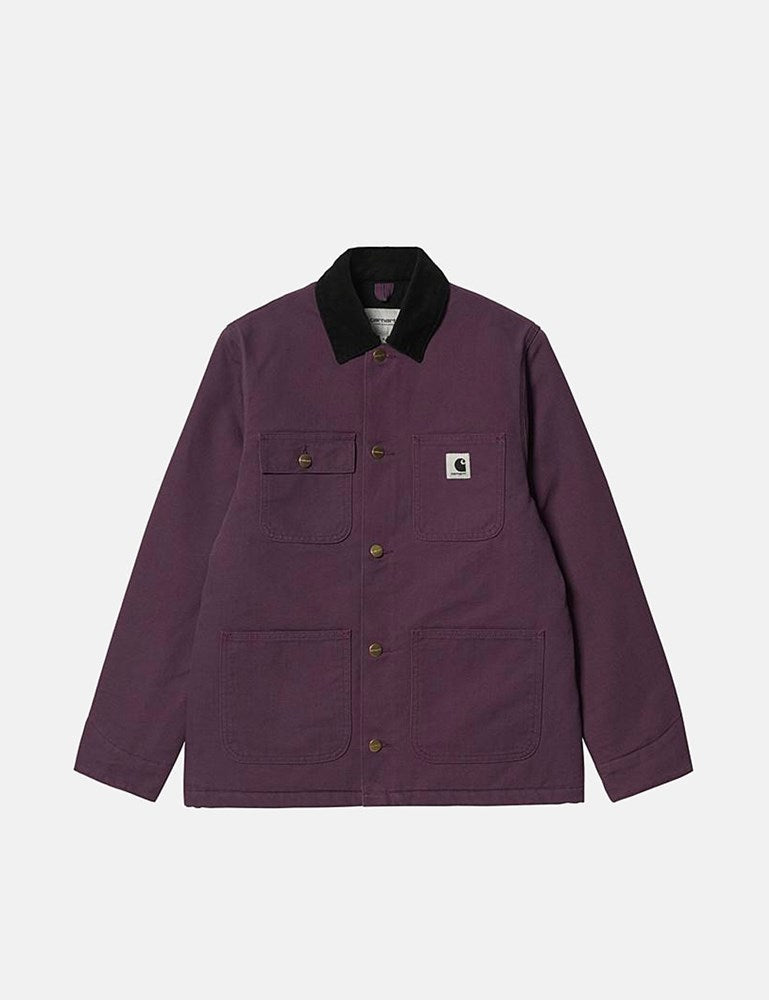 Manteau Irving Femme - Prune foncée/Noir