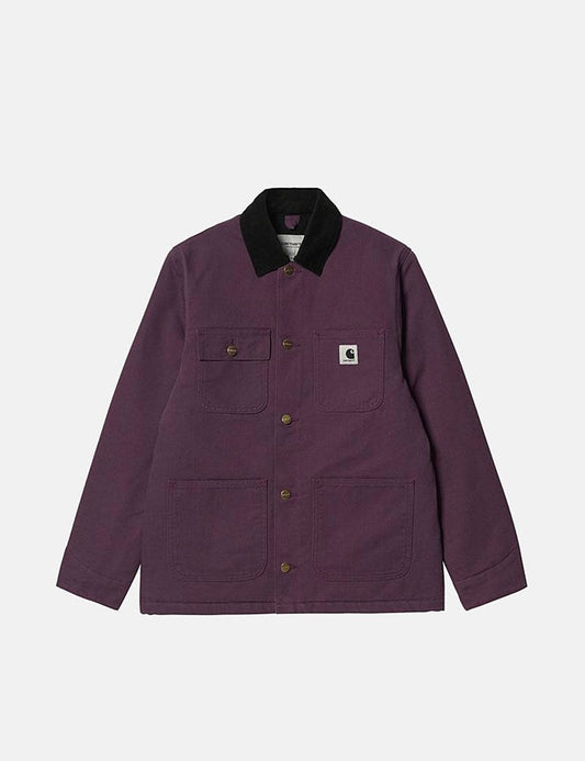 Manteau Irving Femme - Prune foncée/Noir