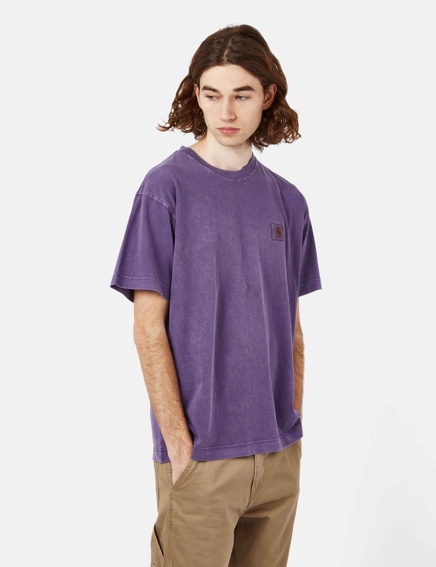 T-shirt Nelson (ample) - Bleu piscine